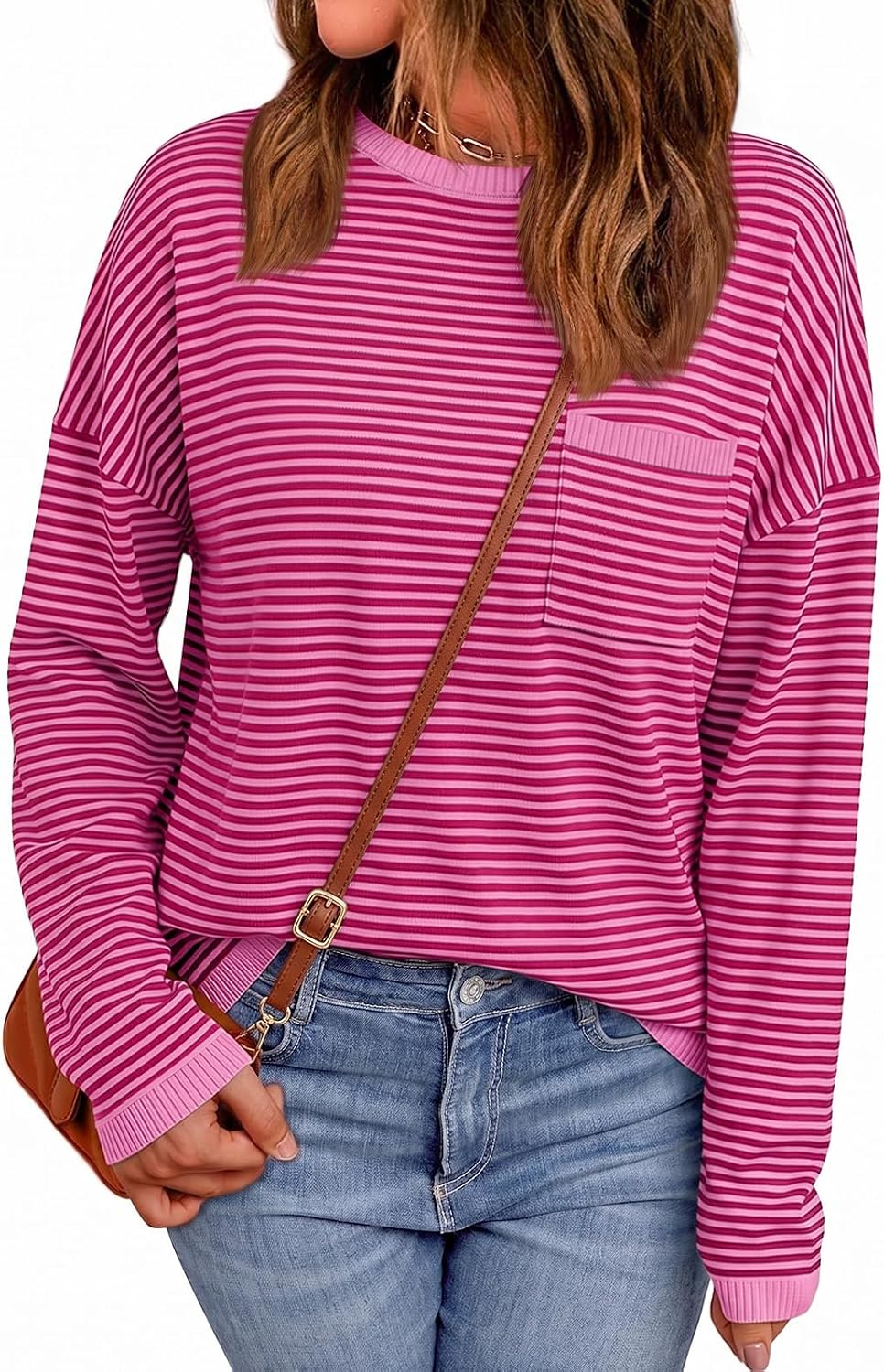 LILLUSORY Womens Striped Lightweight Sweaters 2026 Fall Fashion Outfits