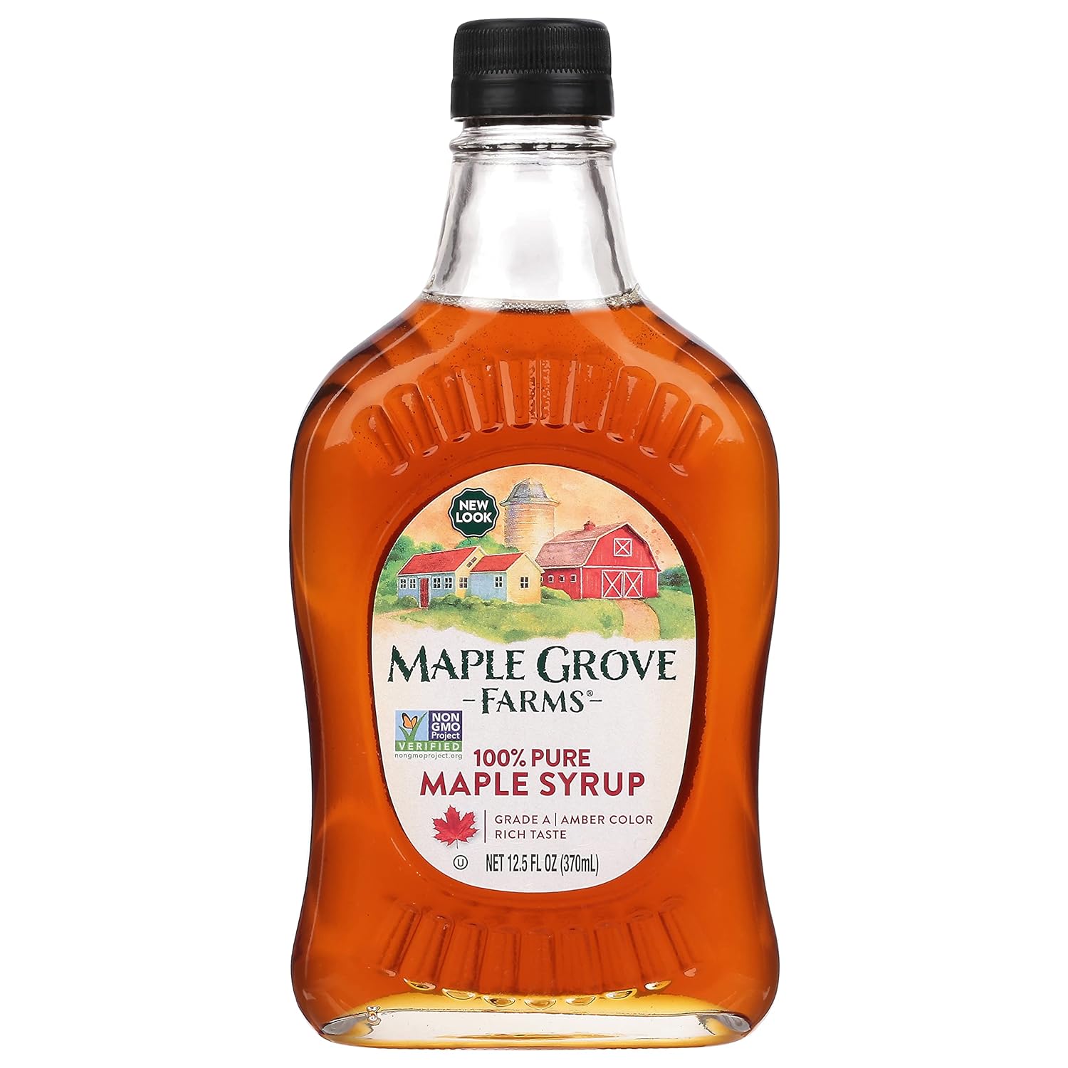 Maple Grove Farms Pure Maple Syrup, 12.5 Oz