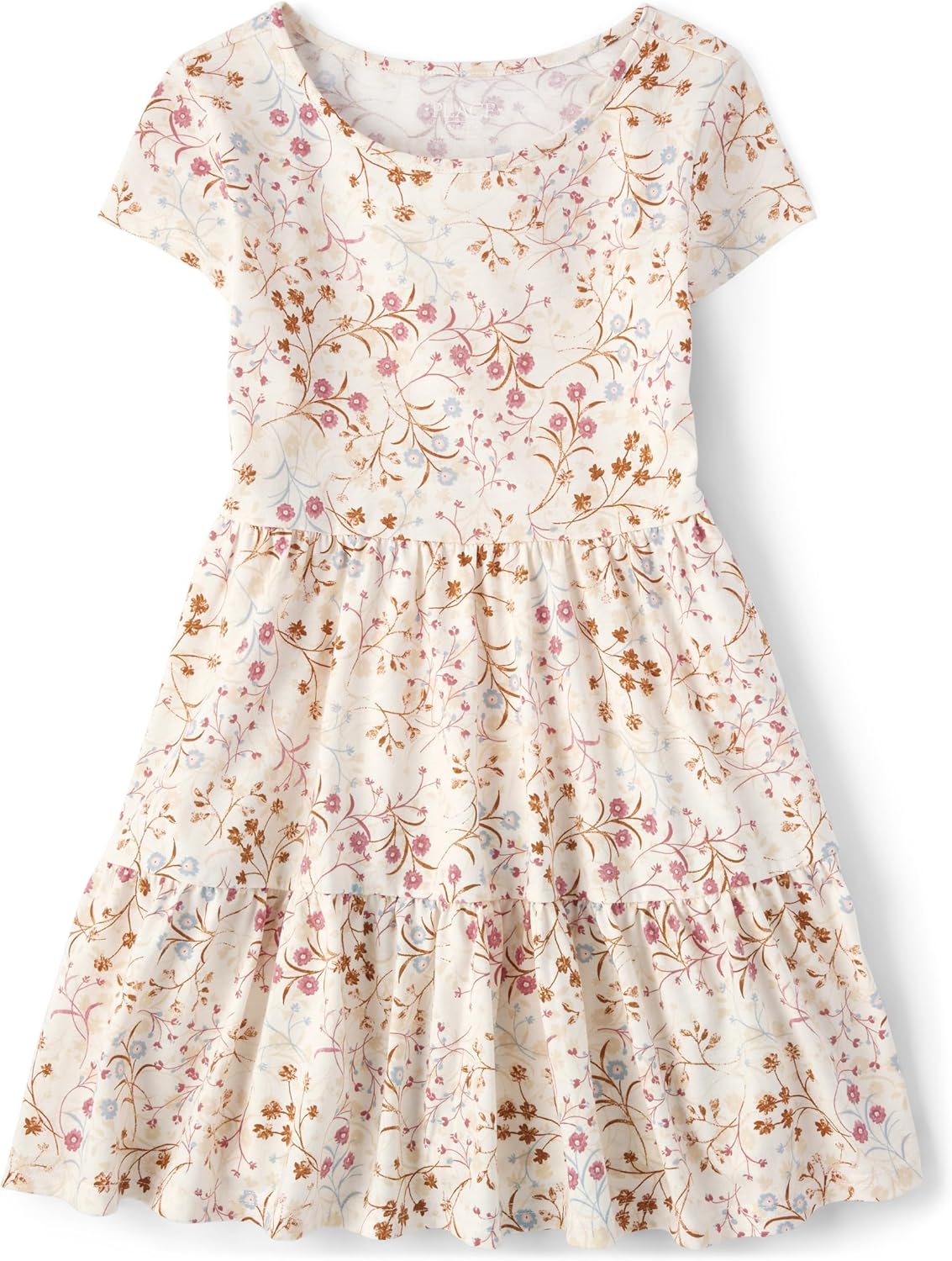 The Children's Place girls Short Sleeve Fashion Dress