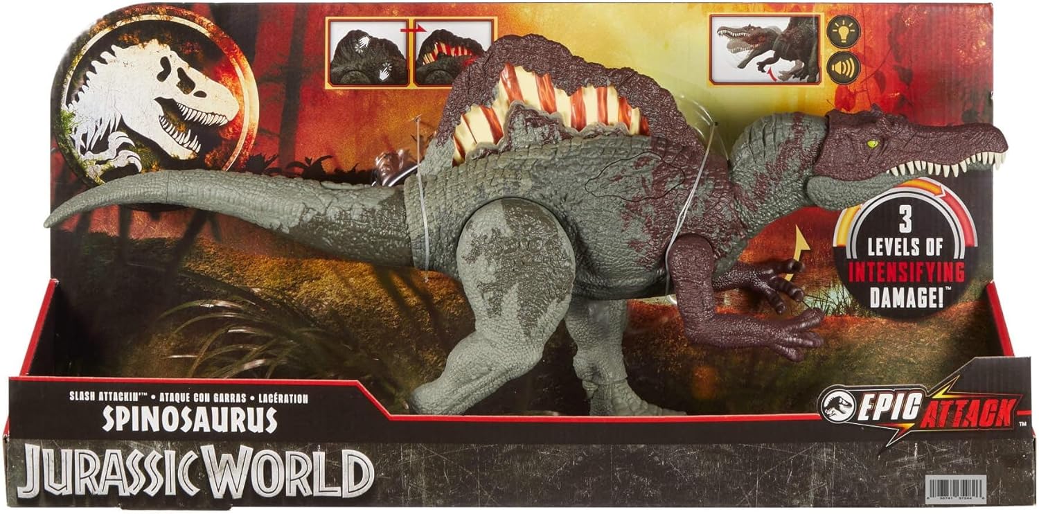 Jurassic Epic Attack Slash Attackin’ Spinosaurus Dinosaur Action Figure