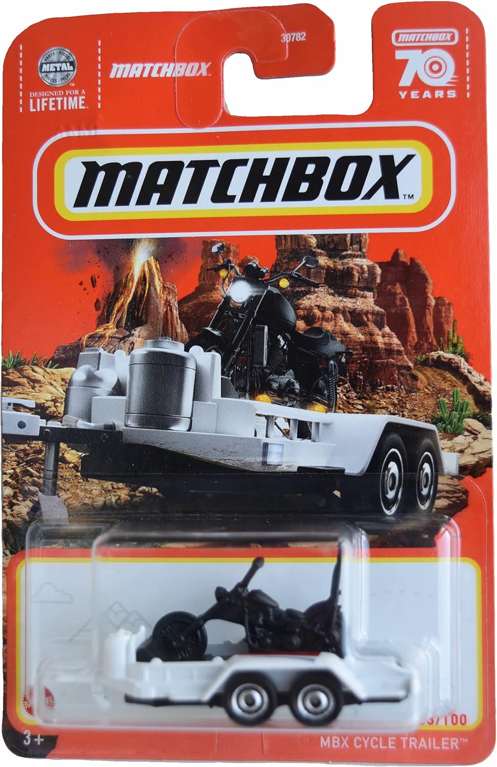 Matchbox MBX Cycle Trailer, 70 Years 63/100