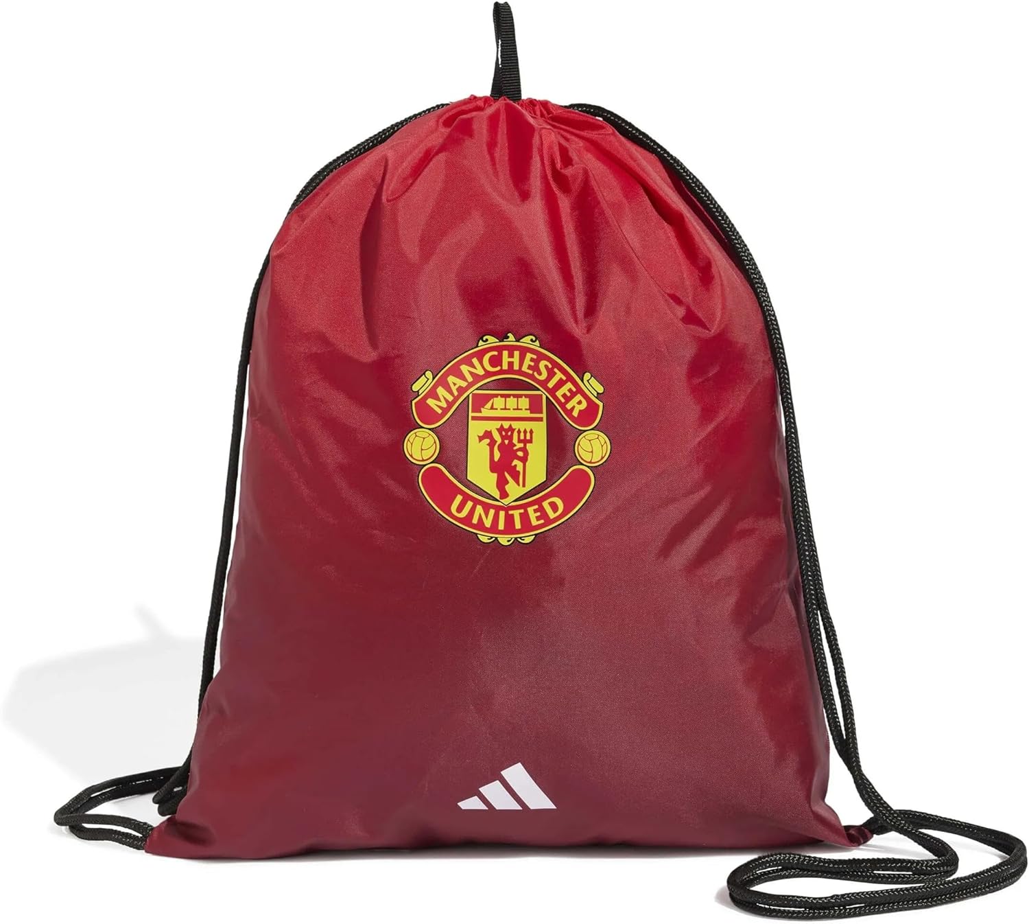 adidas Unisex-Adult Manchester United Home Gym Sack, MUFC Red/Black/White, No Size