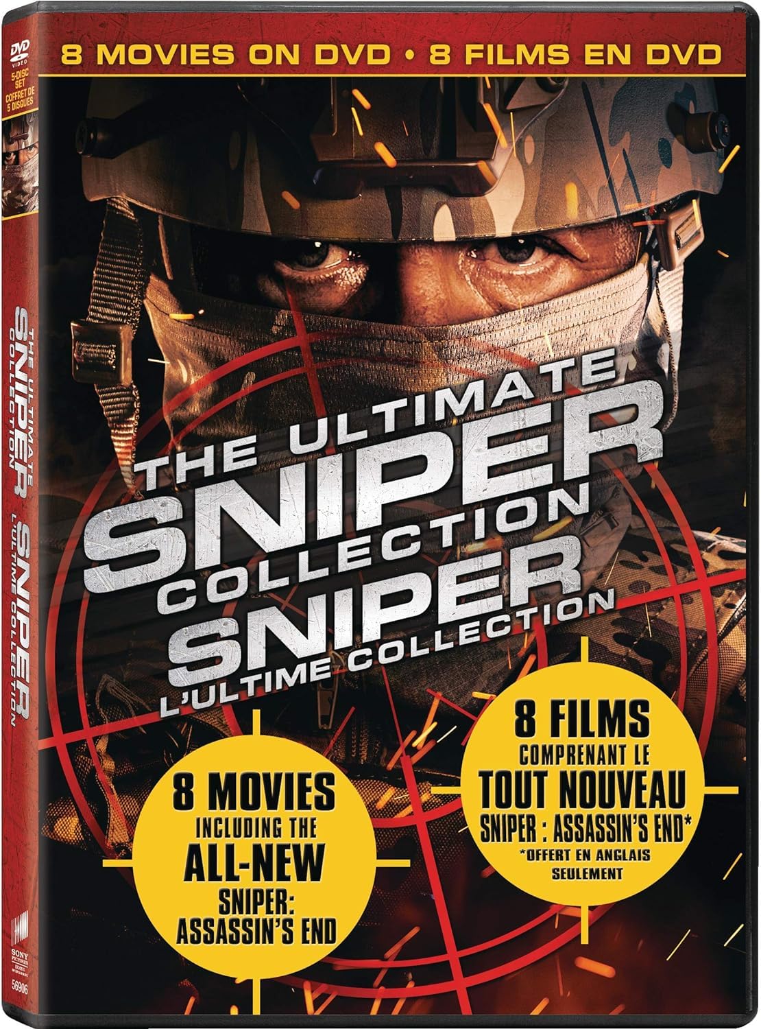 The Ultimate Sniper Collection - 8 Movies (Sniper 1-3 / Sniper: Reloaded / Sniper: Legacy / Sniper: Ghost Shooter / Sniper: Ultimate Kill / Sniper: Assassin's End)