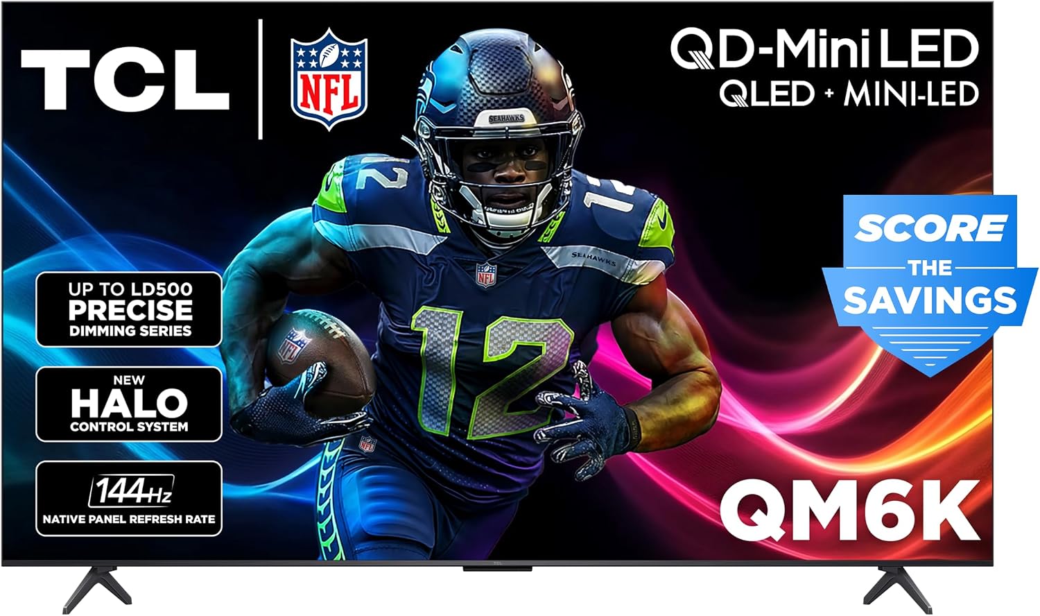TCL 75 Inch Class QM6K Series | Mini LED QLED 4K HDR | 75QM6K, Latest Model | 120HZ-144HZ High Brightness Smart Google TV Dolby Atmos Onkyo Audio | Voice Remote Alexa Gaming Streaming Television