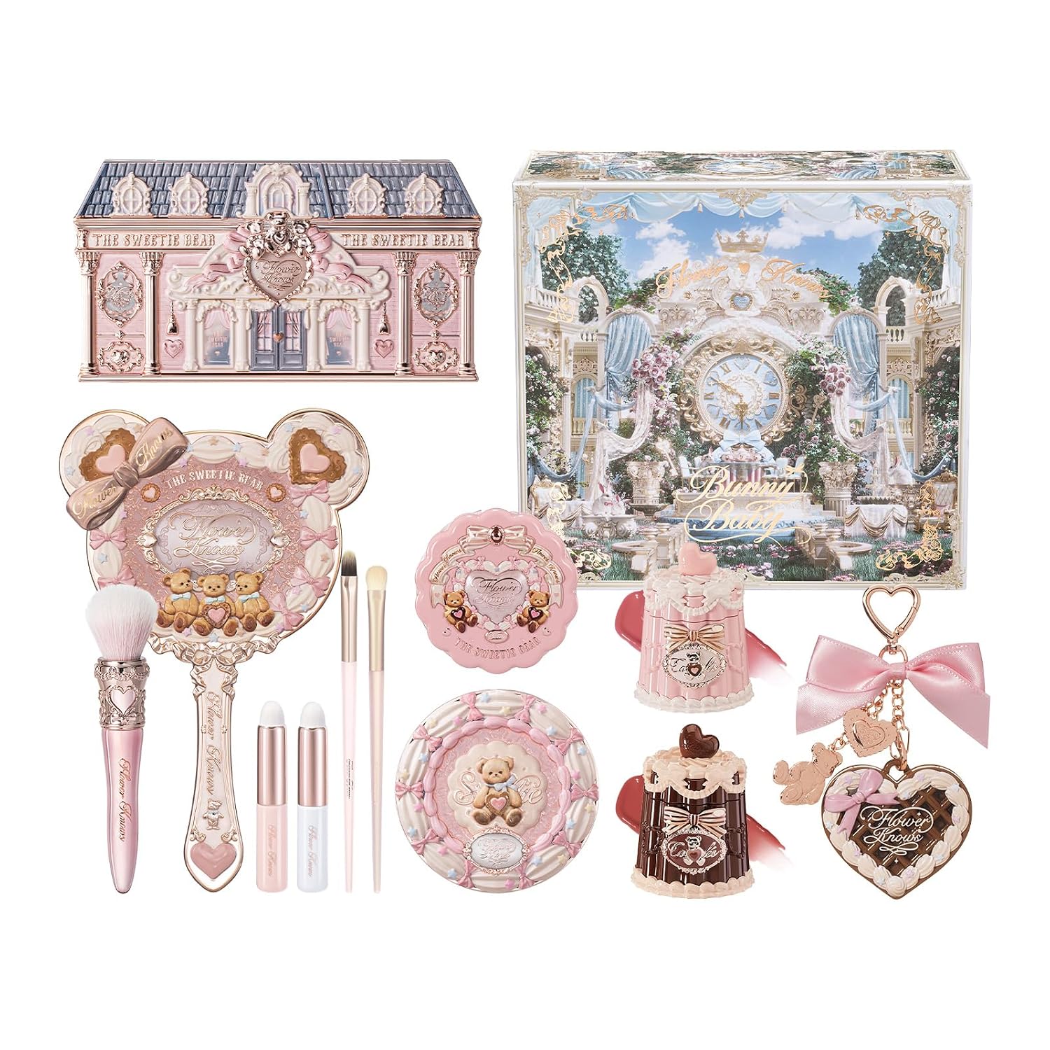 Flower Knows The Pink Desserts Curated 13-Piece Collectible Gift Set