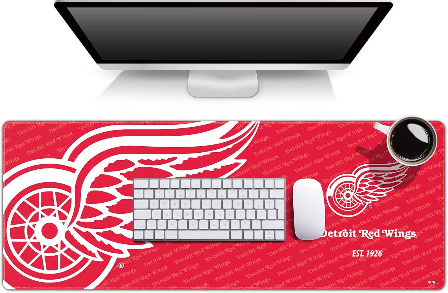 YouTheFan NHL Detroit Red Wings Logo Series Desk Pad SMU