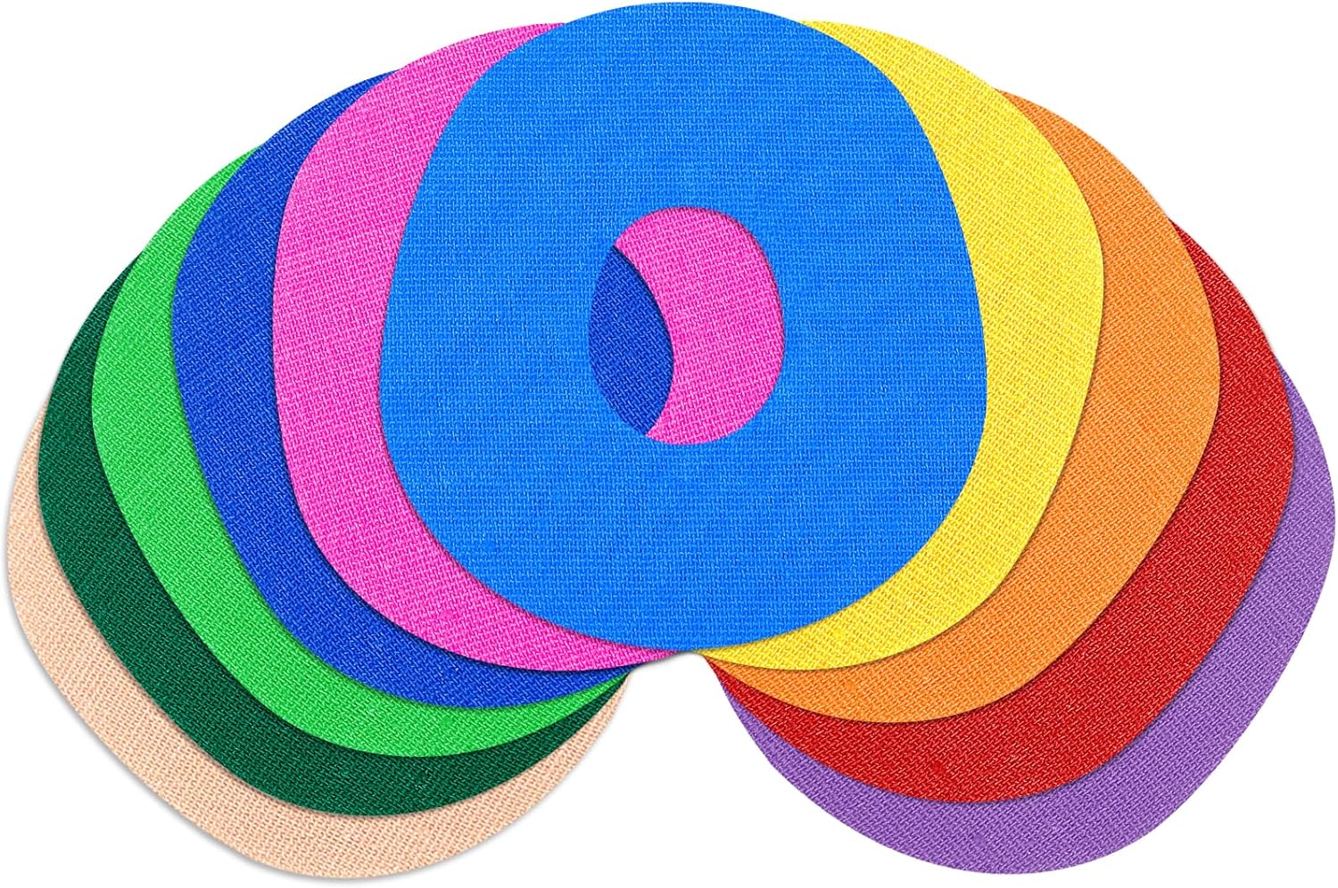 G7 Stelo Adhesive Patches,20 Pack Waterproof Flexible & Breathable Overpatches with Hole,Hypoallergenic & Latex-Free,Skin-Friendly Tapes for 10-15 Days,Multi-Color