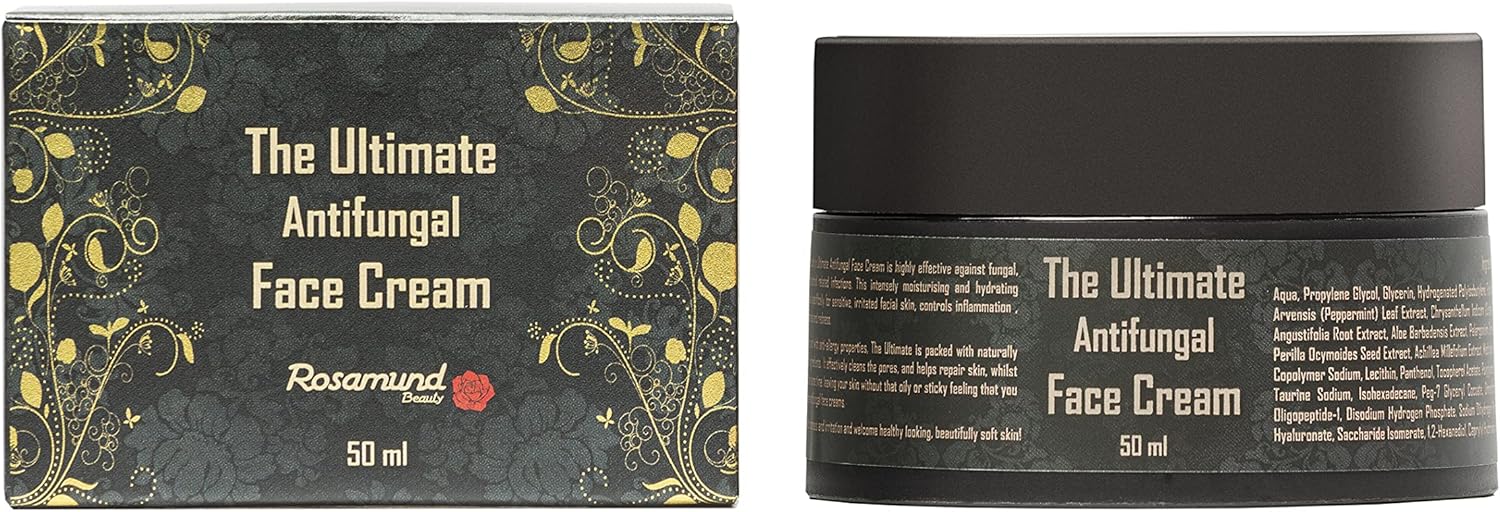 The Ultimate Antifungal Face Cream | Tea Tree | Antibacterial | Relieve Eczema, Warts, Ringworm, Rosacea, Dermatitis, Dryness and Inflammation| Natural Ingredients | Deluxe Size | 50ml