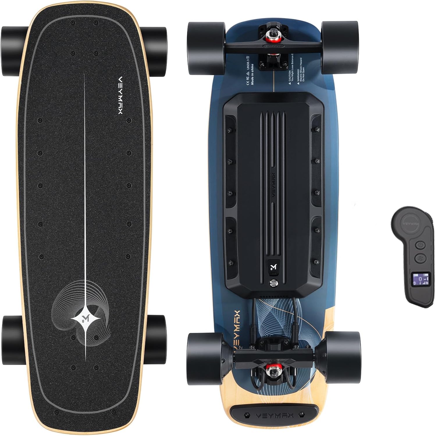 Mini 2 Electric Skteboard with Remote, 13-15 Miles Range and 30 Mph Top Speed, 1200W Hub Motor, Electric Skteboards for Adults ＆ Teens Beginners