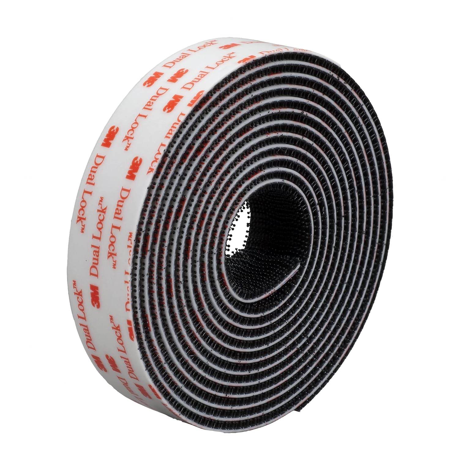 3M Dual Lock Reclosable Fasteners Heavy Duty Industrial Use Black TB3550 1" x 10 ft Mated Strip Indoor/Outdoor Use Great for Metal, Glass, Acrylic, PC, ABS