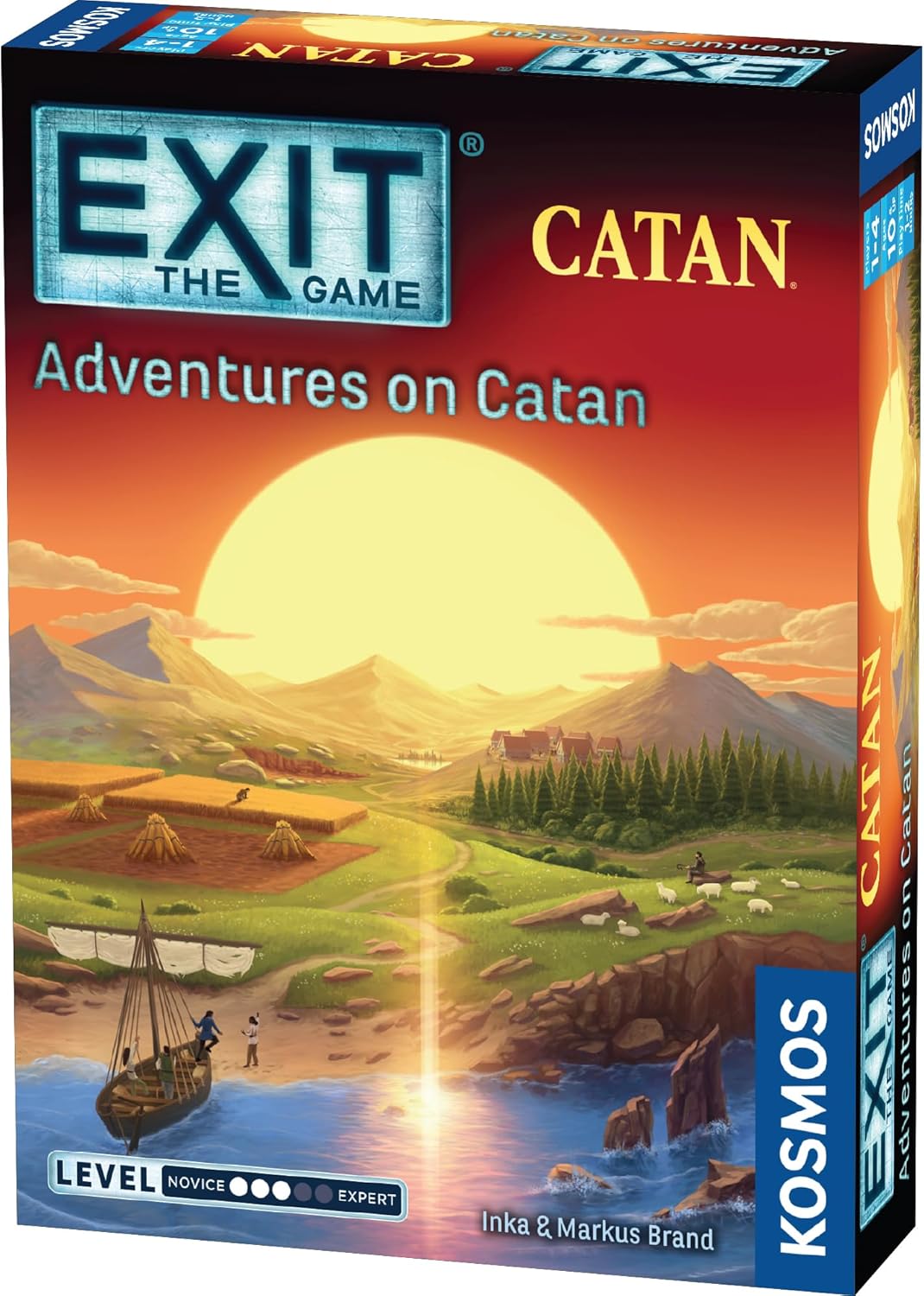 Thames & Kosmos EXIT – Adventures on Catan Card Game | Escape Room Strategy for Adults & Kids | 1–4 Players | Ages 10+ | Catan Mystery Puzzle Game | Family Game Night Edition