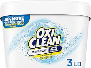 OxiClean White Revive Laundry Whitener and Stain Remover Powder, 3 lb
