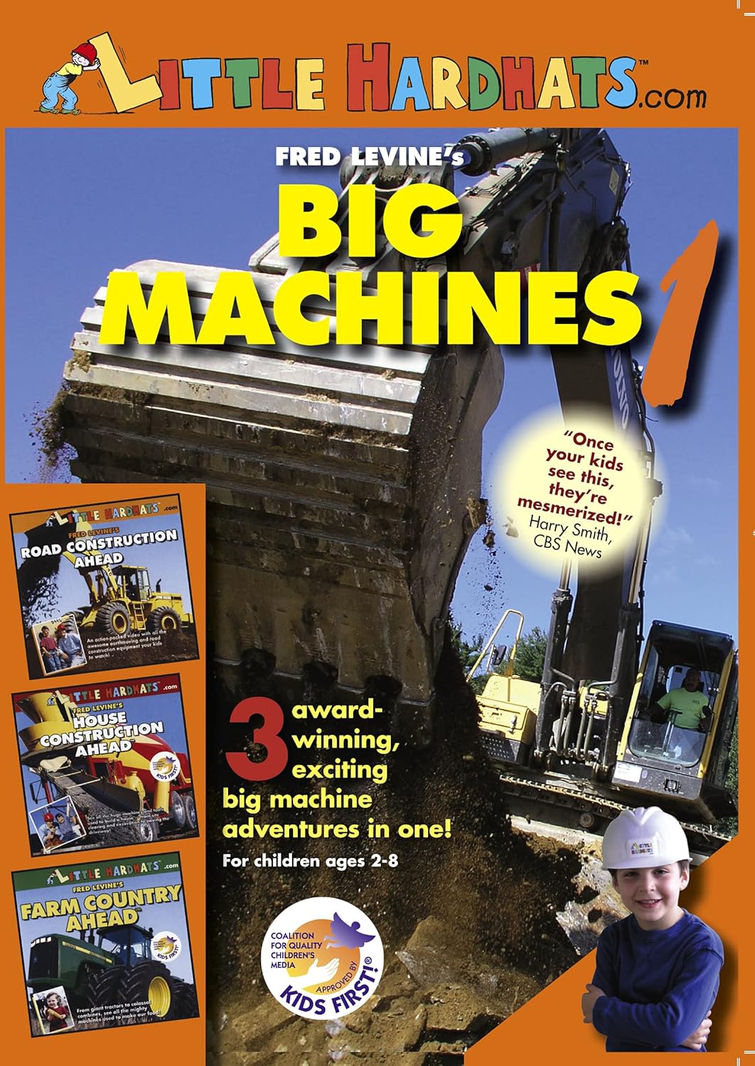3 Movies on One Dvd Disc "Big Machines 1"