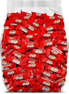 Kit Kat Mini Bars Milk Chocolate Candy Bulk Pack - 75 Individually Wrapped Kit Kats in Bulk - Chocolate Kit Kat Bars - Milk Chocolate KitKat Bulk Candy - 75 Piece Bulk Kit Kat Candy Party Pack