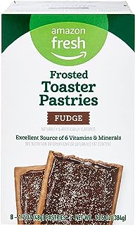 Amazon Fresh, Frosted Fudge Toaster Pastries, 8 Count