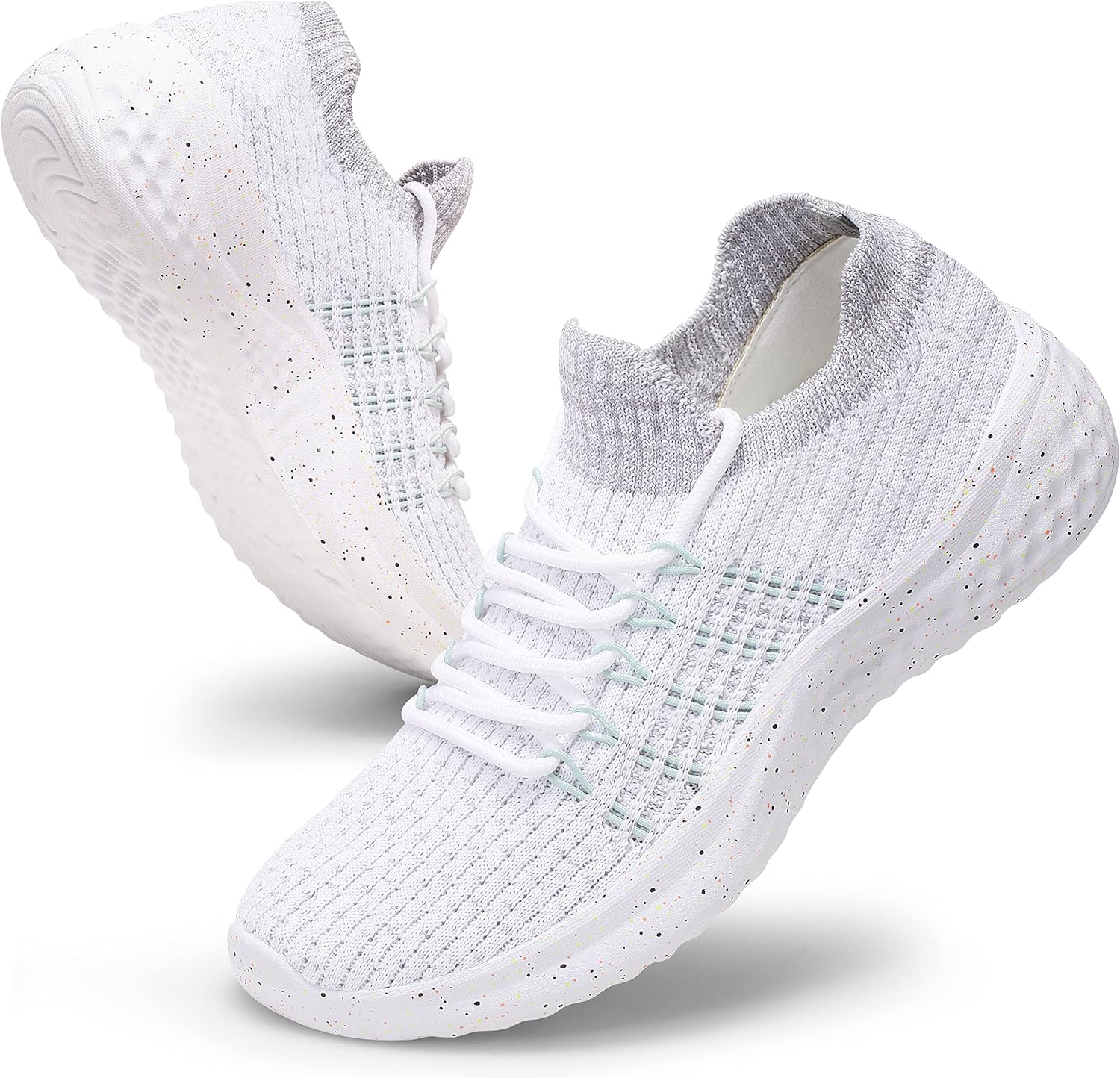 Harvest Land Womens Slip On Trainers Lightweight Walking Shoes for Ladies Comfortable Gym Sneakers for Women Size UK4-UK9