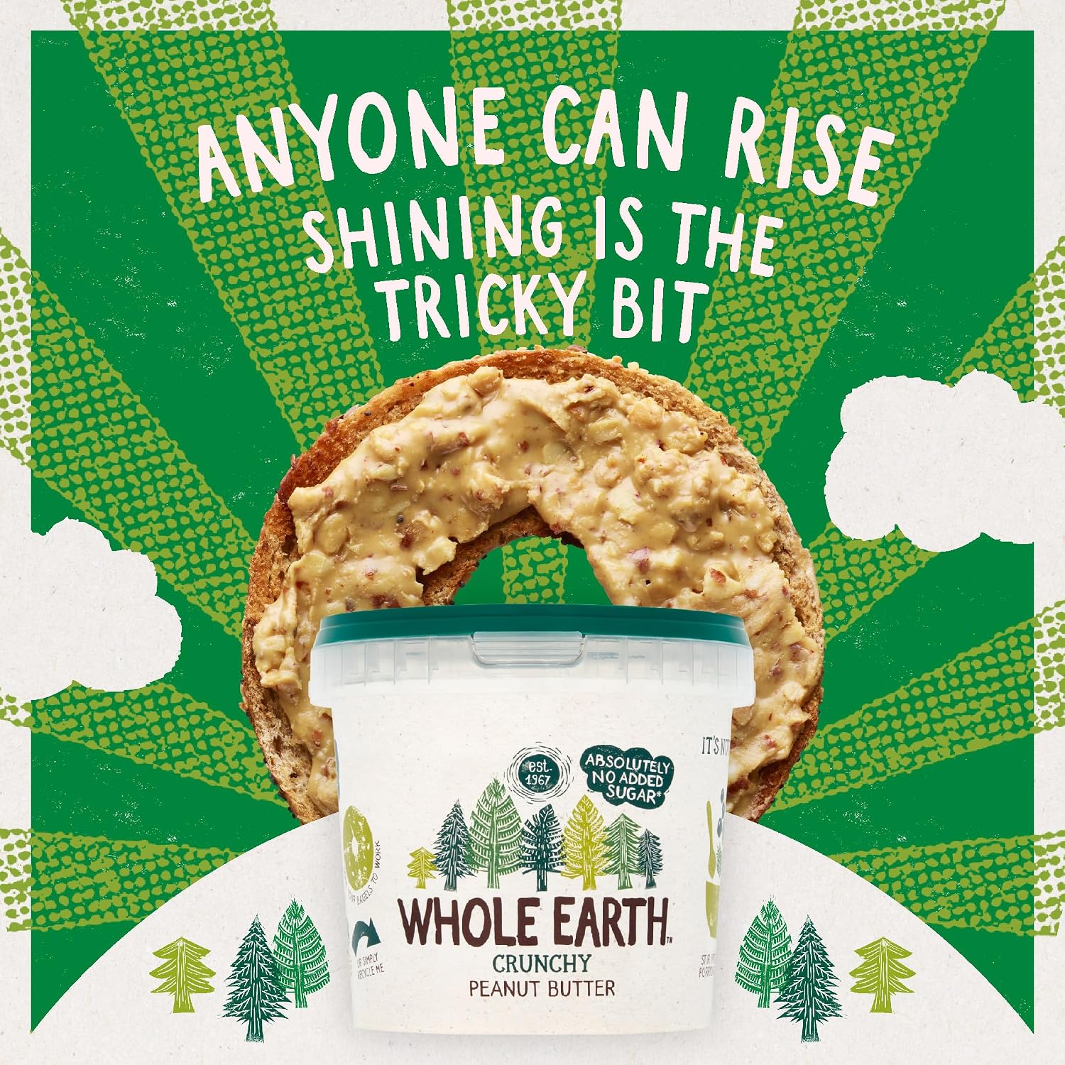 Whole Earth Whole Earth Crunchy Peanut Butter 1000g