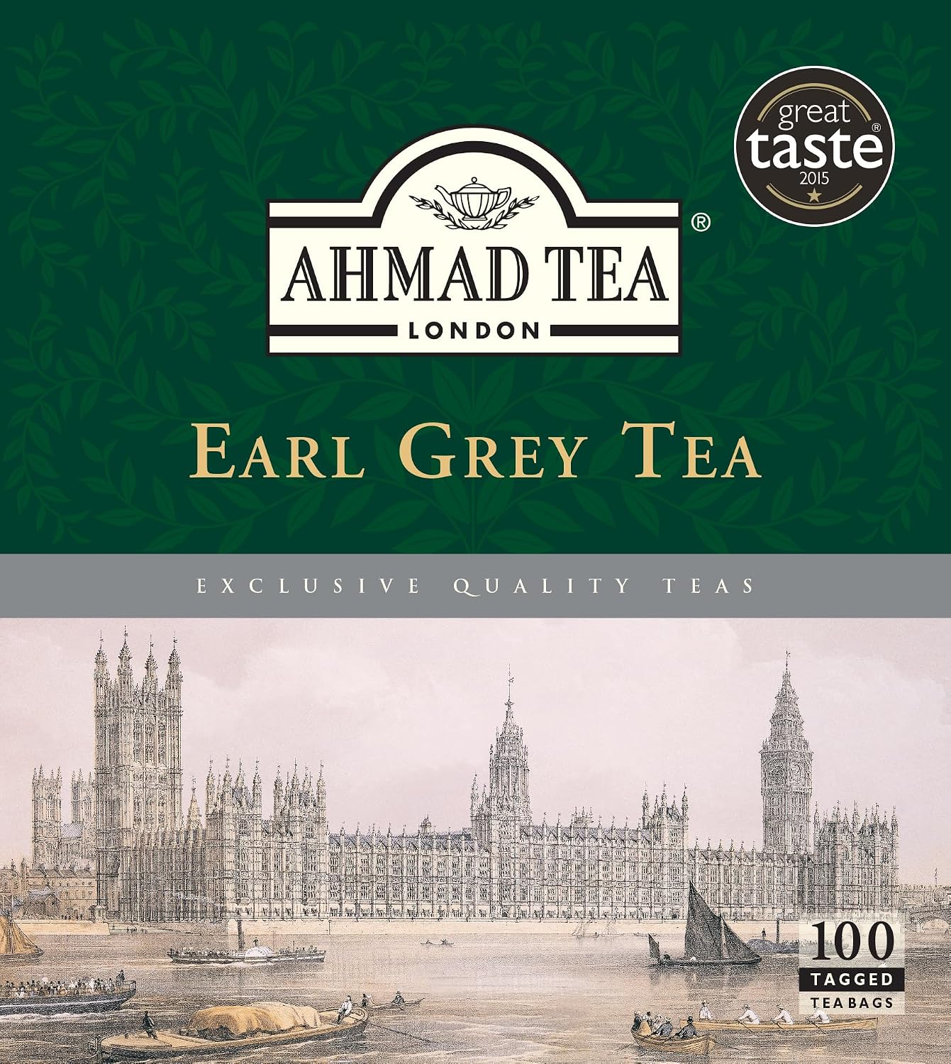 Ahmad Tea Earl Grey Tea | Black Tea - 100 Teabags