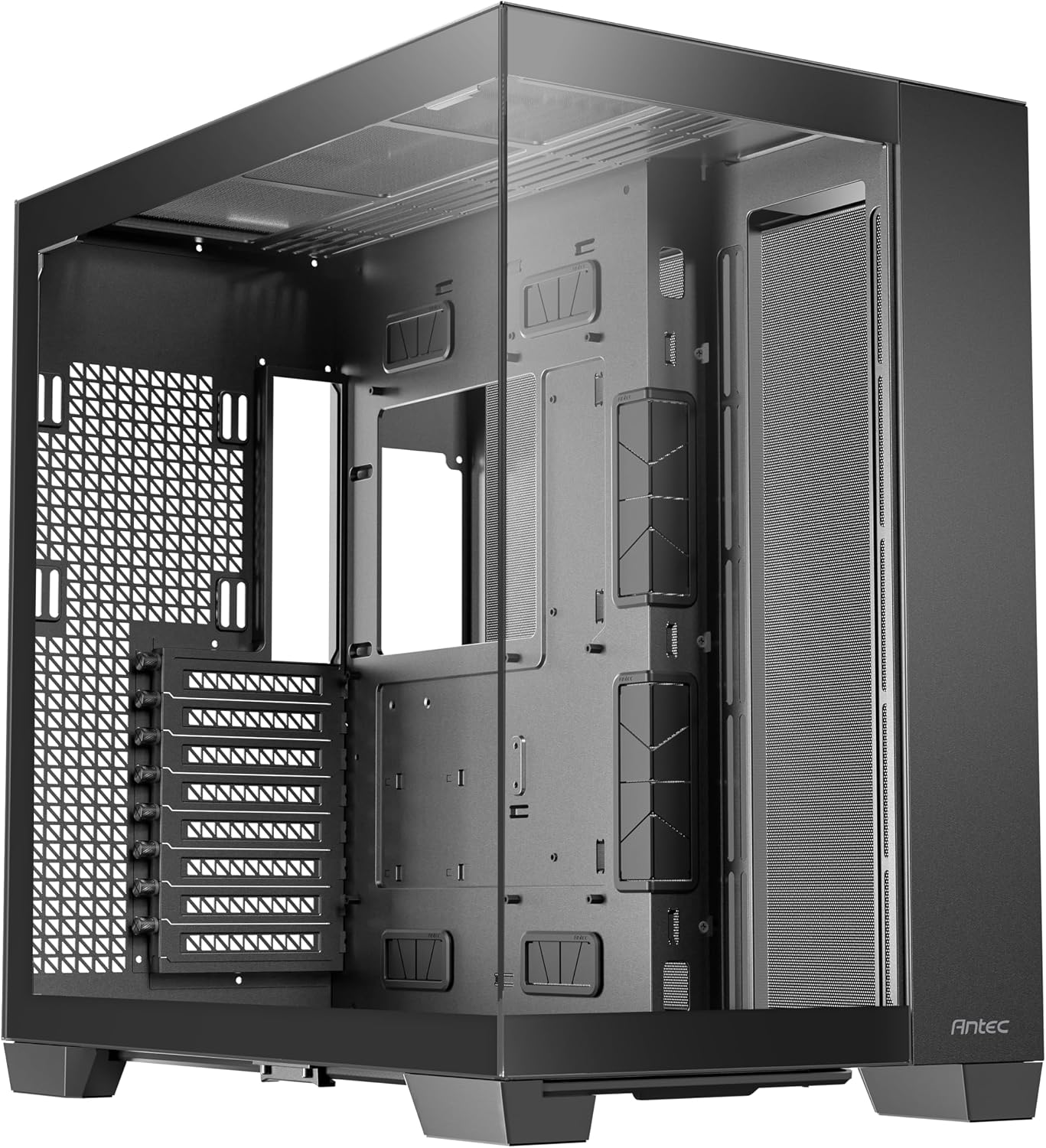 Antec C8 Full-Tower E-ATX PC Case, Dual-Chamber, No Fans, Black