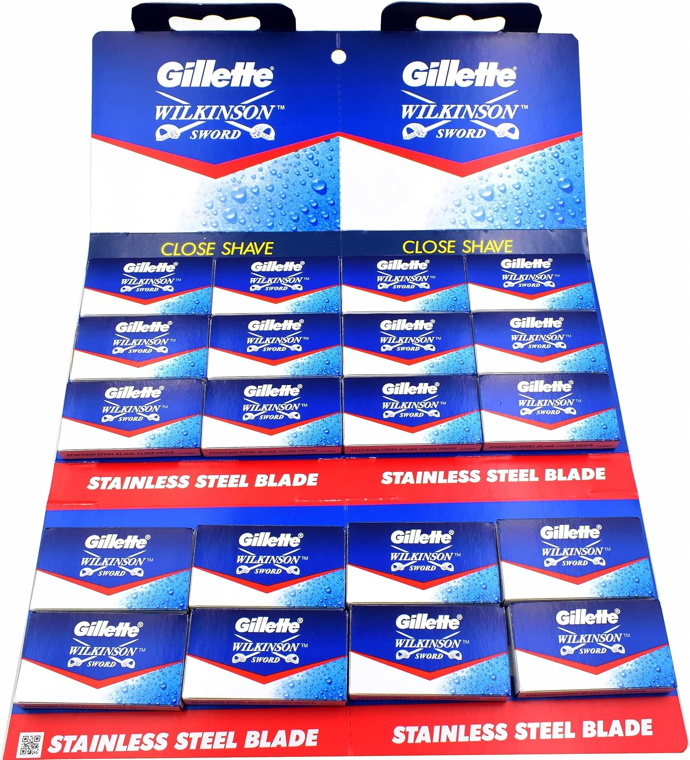 100 Gillette Wilkinson Sword Double Edge Razor Blades