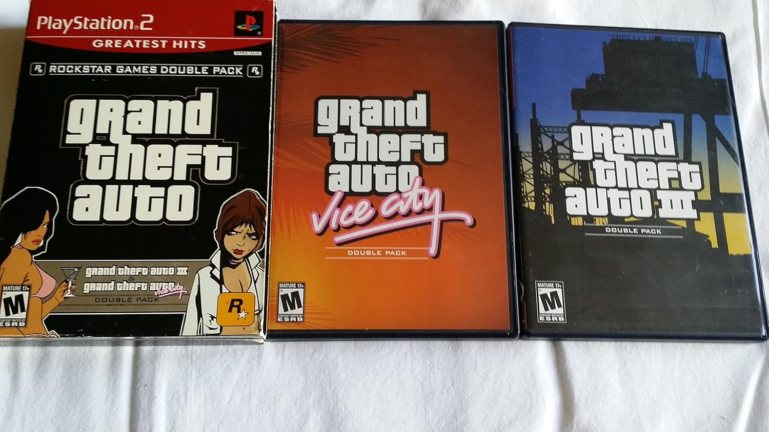 Grand Theft Auto Double Pack: Grand Theft Auto III / Grand Theft Auto Vice City - PlayStation 2