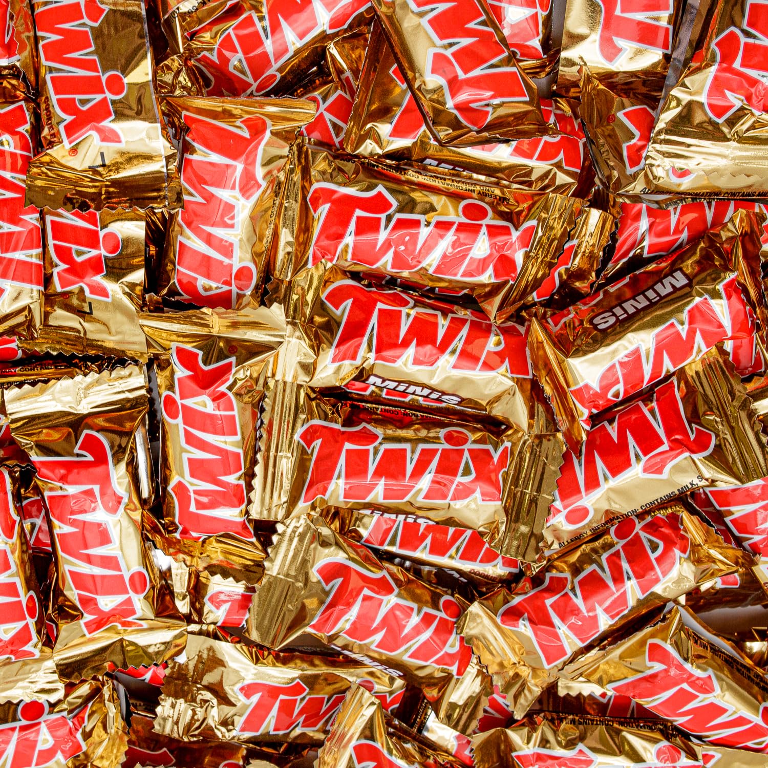 Caramel Minis Candy Bars 1 lb – Anti Melt Pack, Bulk Resealable Bag, Individually Wrapped (41 Pieces), Convenient Snack-Size Format