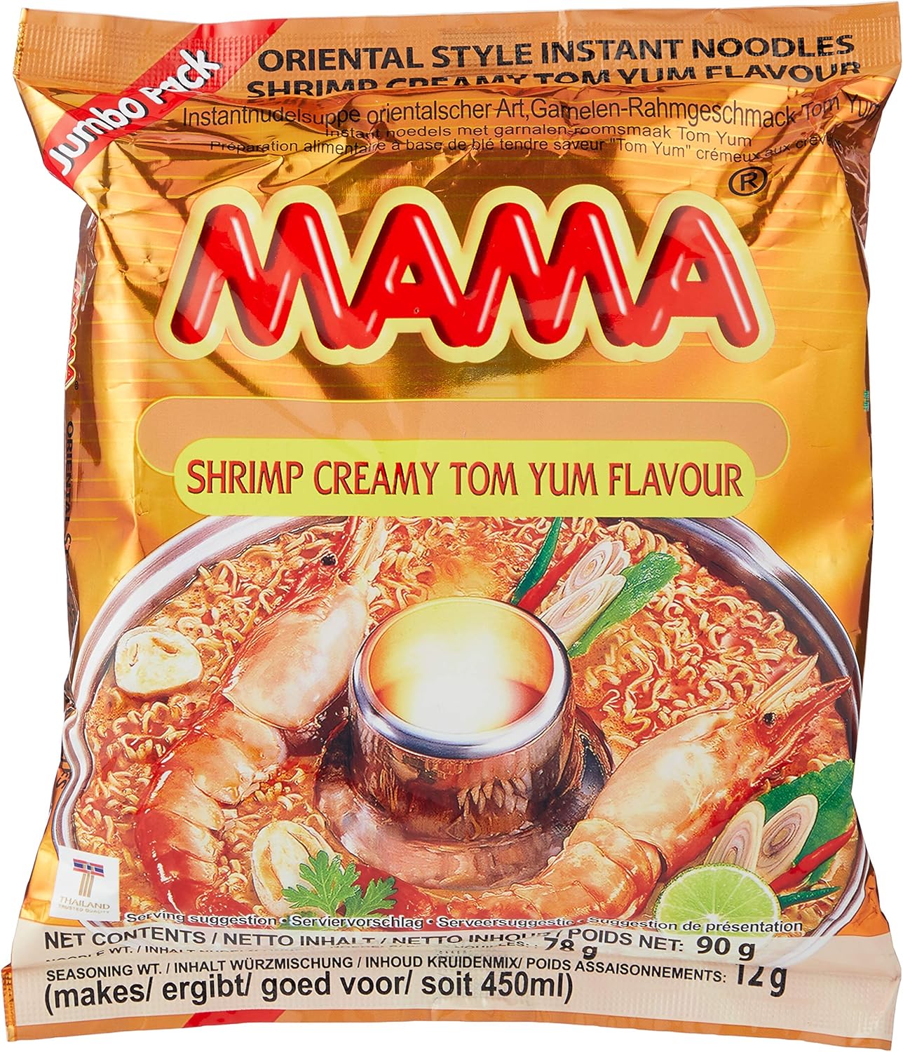 Mama Creamy Shrimp Tom Yum Flavour Noodle 90 g