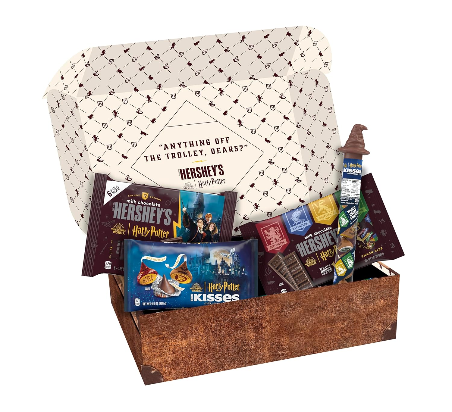 HERSHEY'S Harry Potter Milk Chocolate Variety Pack, Halloween Candy Gift Box, Individually Wrapped, 30.33 oz (Amazon Exclusive)