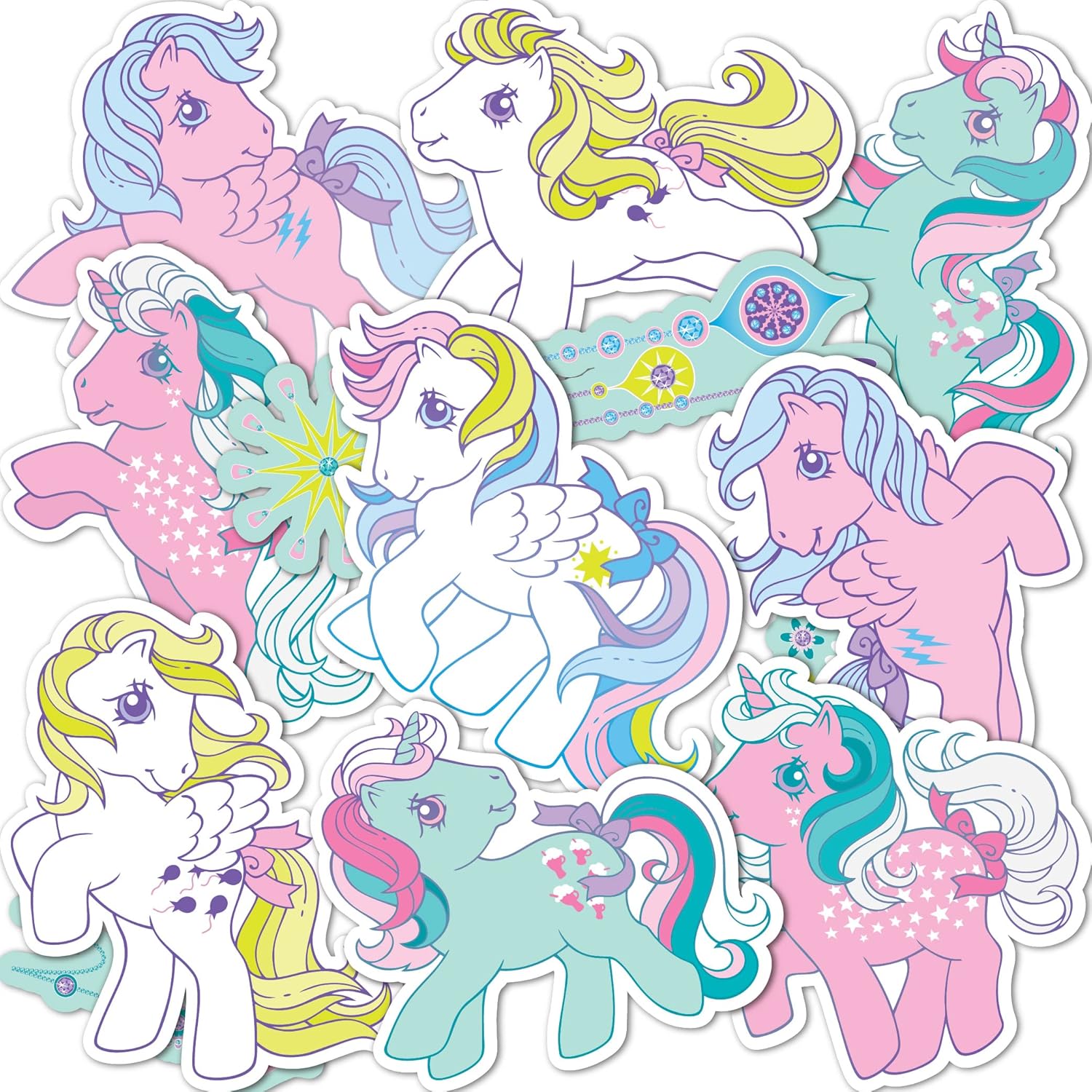 Desert Cactus My Little Pony Sticker - 13 Vinyl Decal Laptop Water Bottle Car Scrapbook Decorations Birthday Favor Party Supplies (2-6B)