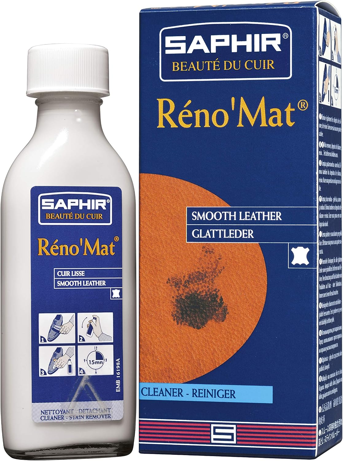Leather Cleaner Renomat Saphir - 100ml