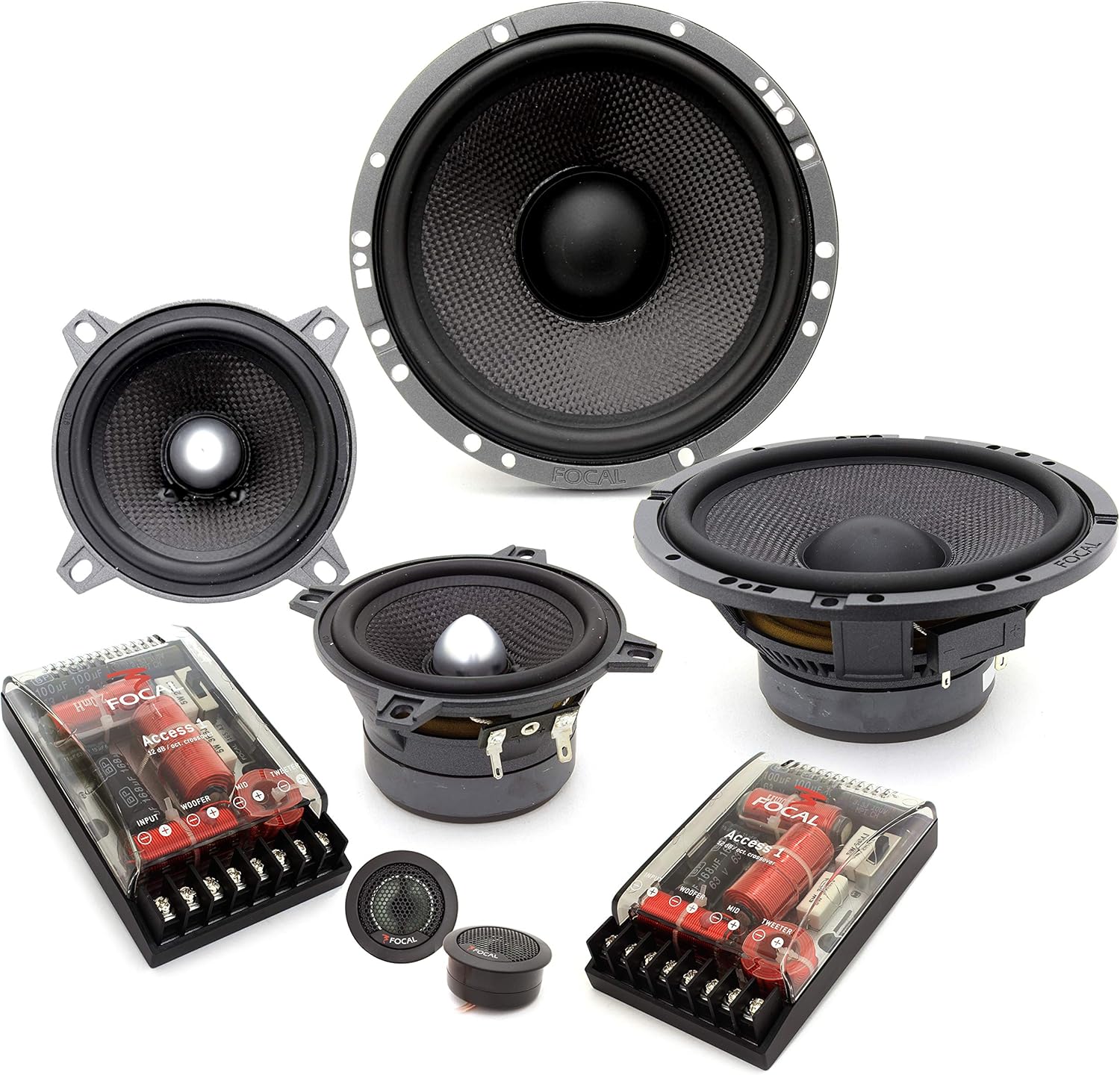 Focal Access SG-165A3 6.5" 3-Way Component Speakers System (no Grills)
