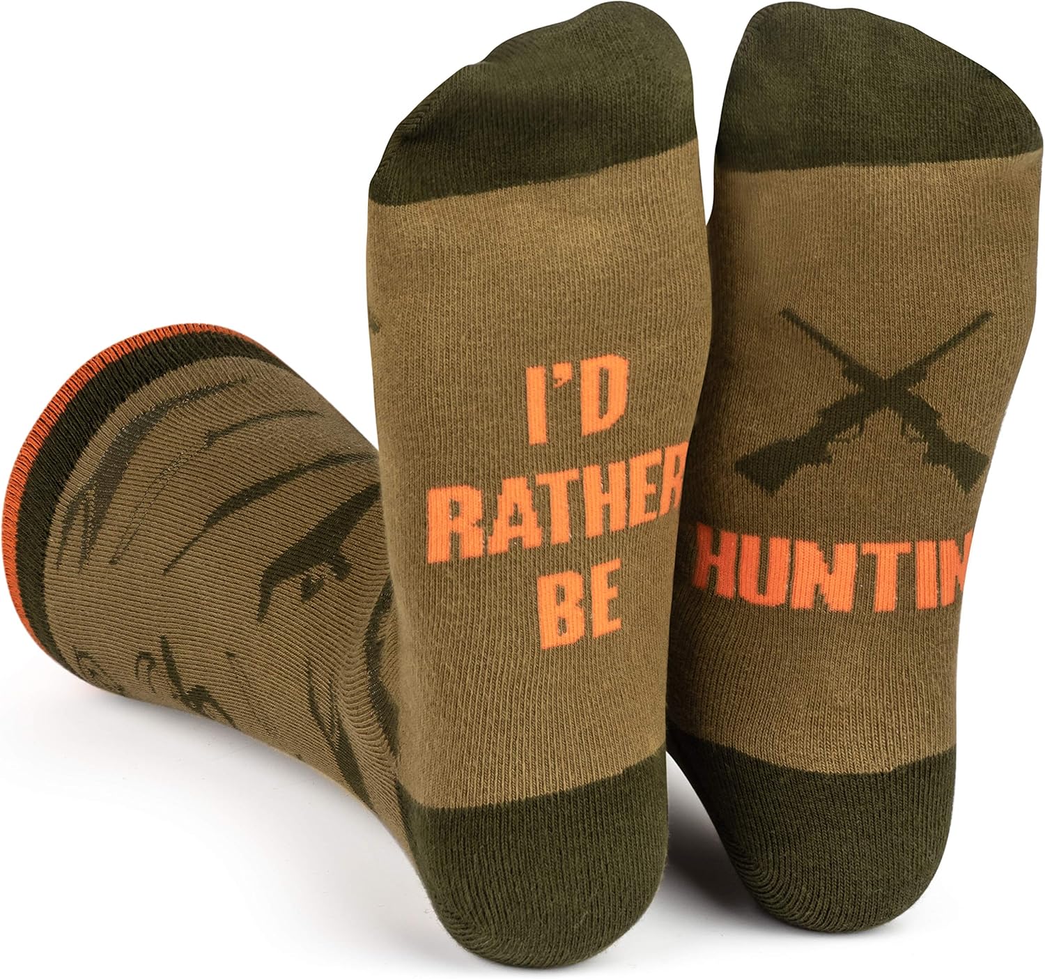 Lavley Funny Fishing and Hunting Socks for Men