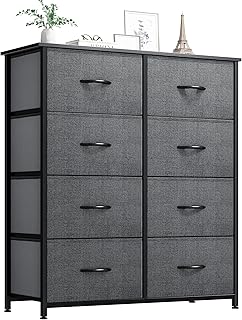 YITAHOME Dresser for Bedroom, Fabric Dresser with 8 Drawers,Tall Dresser,Chest of Drawers for Closet