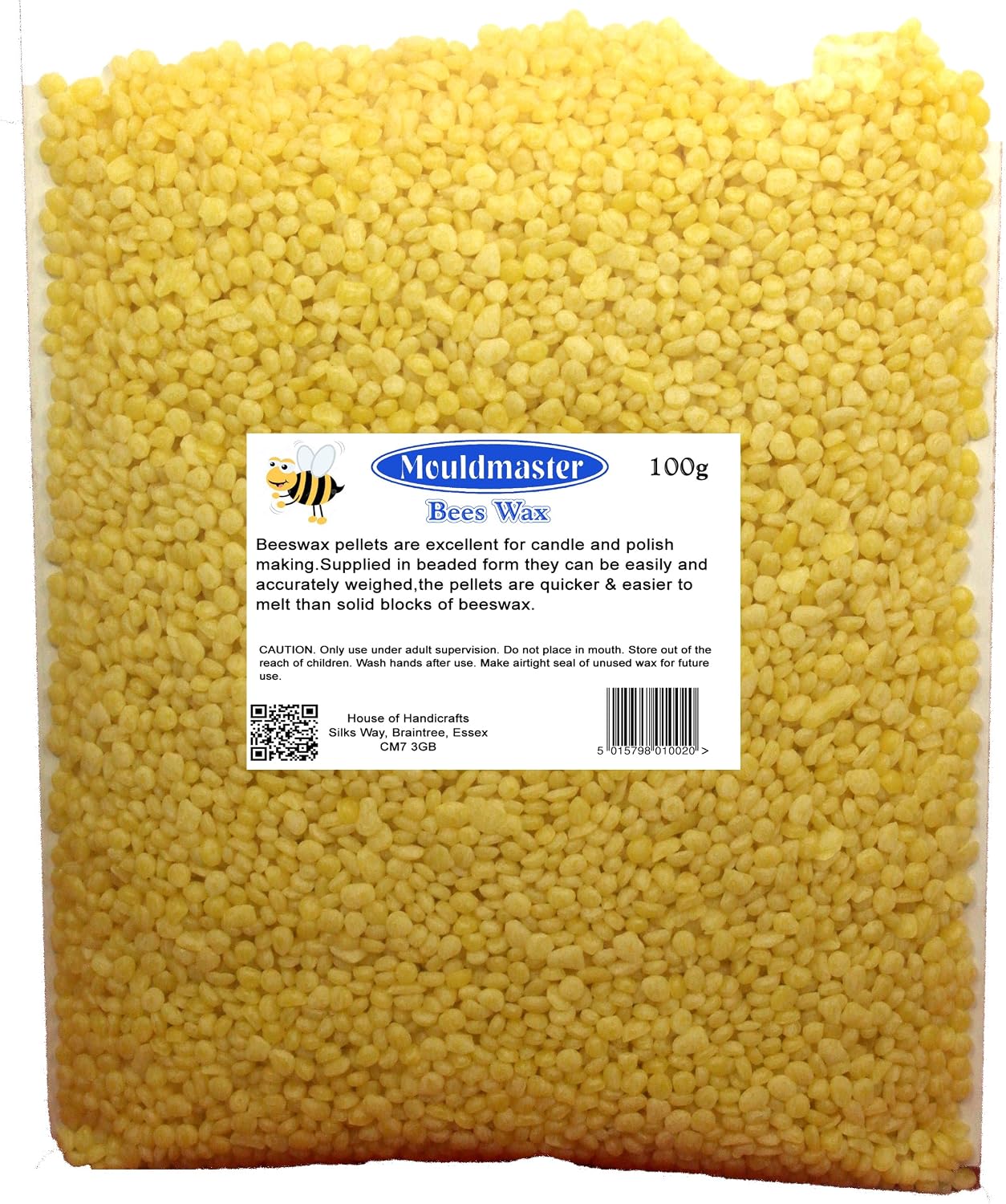 Mouldmaster 100 g Bees Wax, Golden Yellow