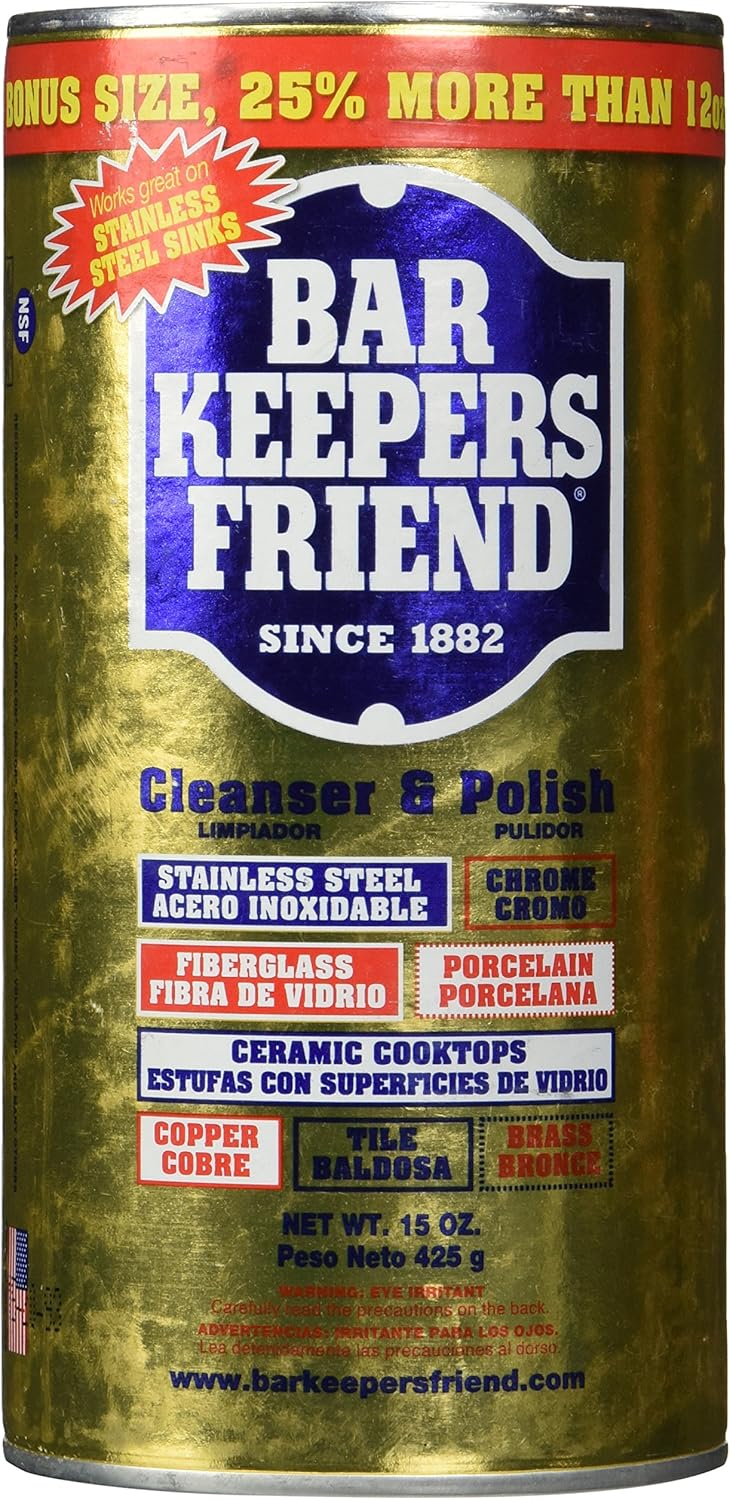 Bar Keepers Friend® Cleanser & Polish: 15 OZ