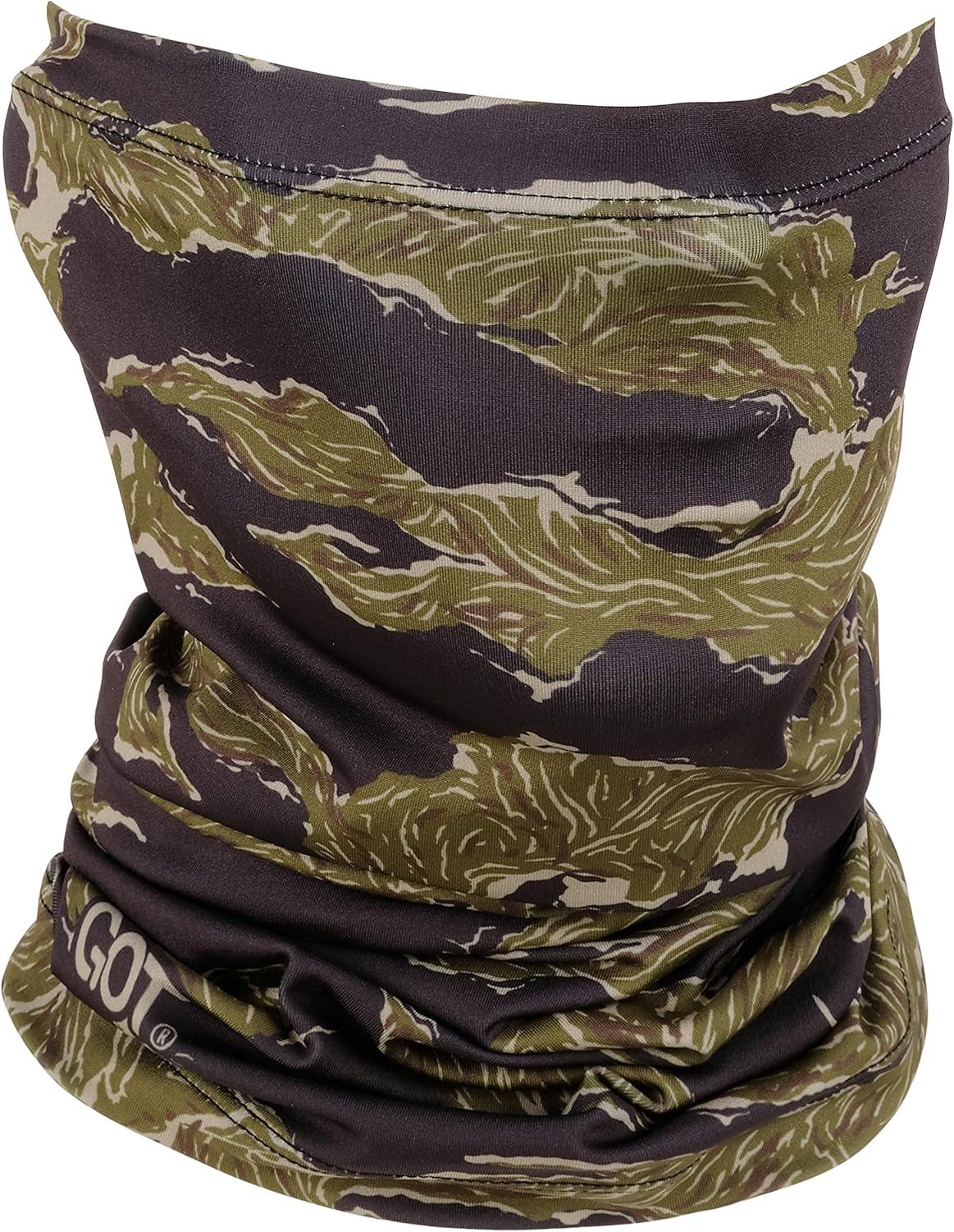 GOT Sports UPF 50+ Fishing Neck Gaiter - UV Face Mask Sun Protection for Men & Women - Camo SPF Face Cover Gator