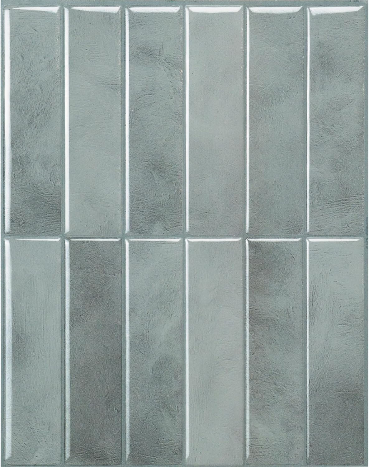 SMART TILES Peel and Stick Backsplash - 5 Sheets of 11.43" x 9" - 3D Adhesive Peel and Stick Tile Backsplash for Kitchen, Bathroom, Wall Tile