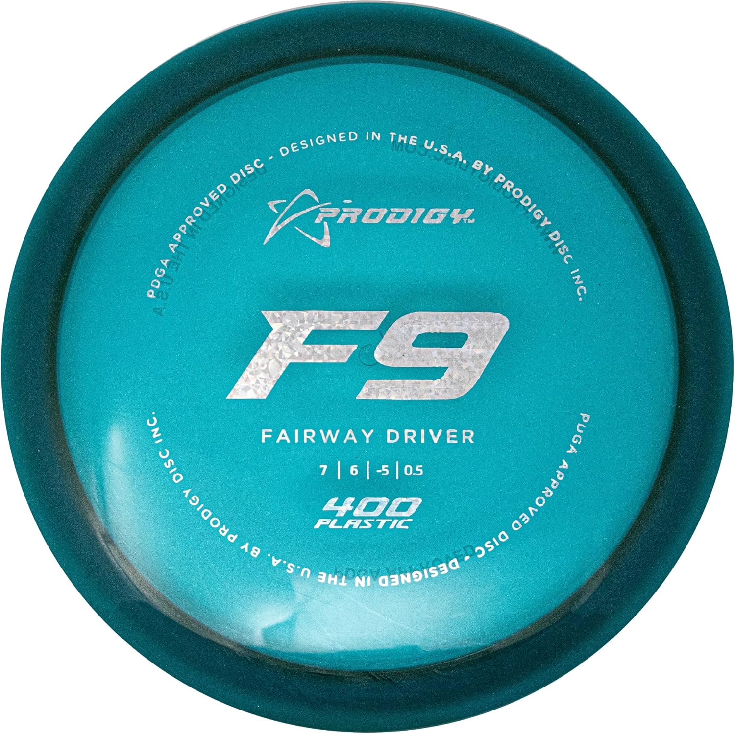 Prodigy Disc 400 F9 Disc Golf Disc - Understable Fairway Driver Disc Golf Disc for Beginners, Extremely Durable Frisbee Golf Disc Golf Driver, 170-176g, Colors May Vary