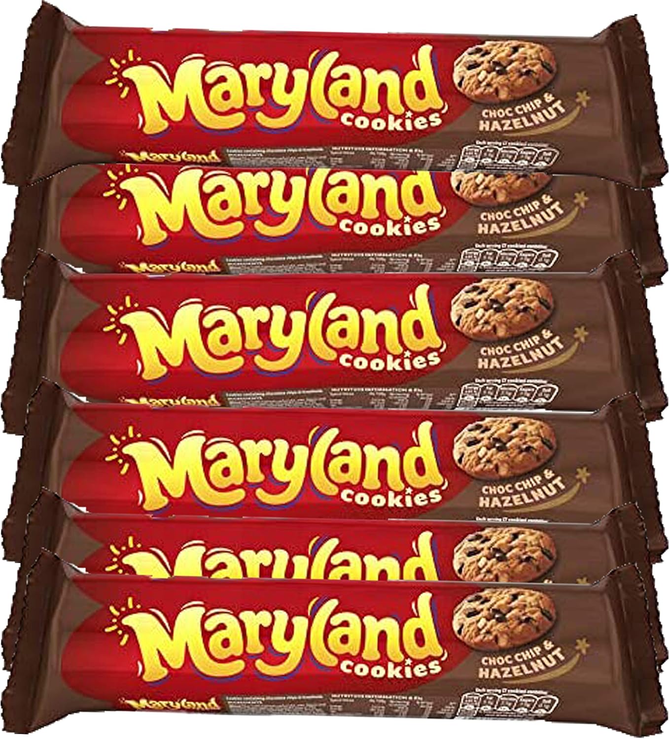 Maryland Chocolate Chip and Hazelnut Cookies 200g x 12