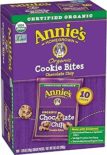 Annie's Organic Chocolate Chip Cookie Bites, 10 Packets, 10.5 oz.