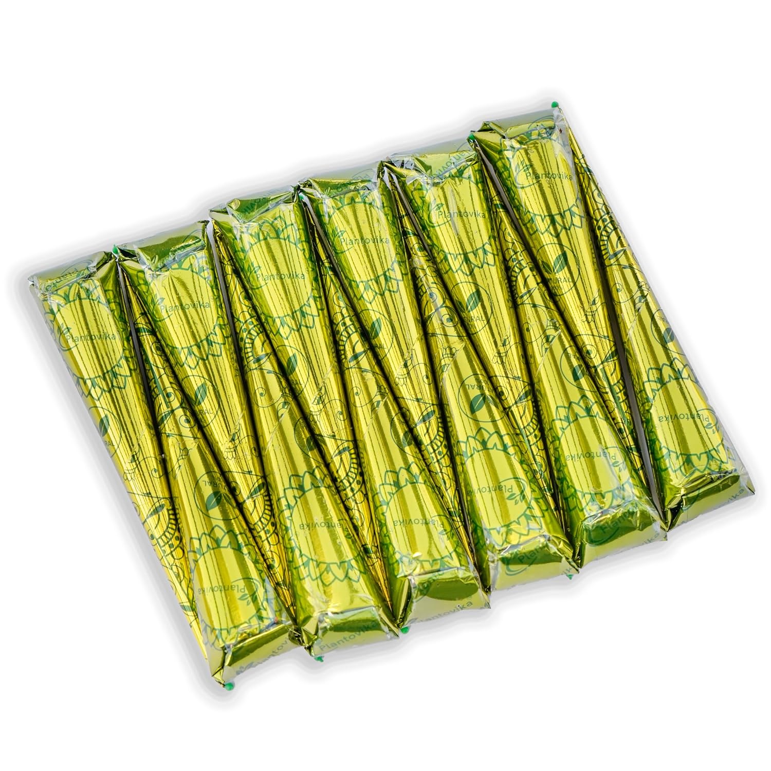100% Natural and Pure Henna Cone or tube, Ready to use paste for Reddish Brown Hair Color, Long-lasting, No additives, Chemical free, Henna Hair Dye, Spot hair coloring (Pack of 12)