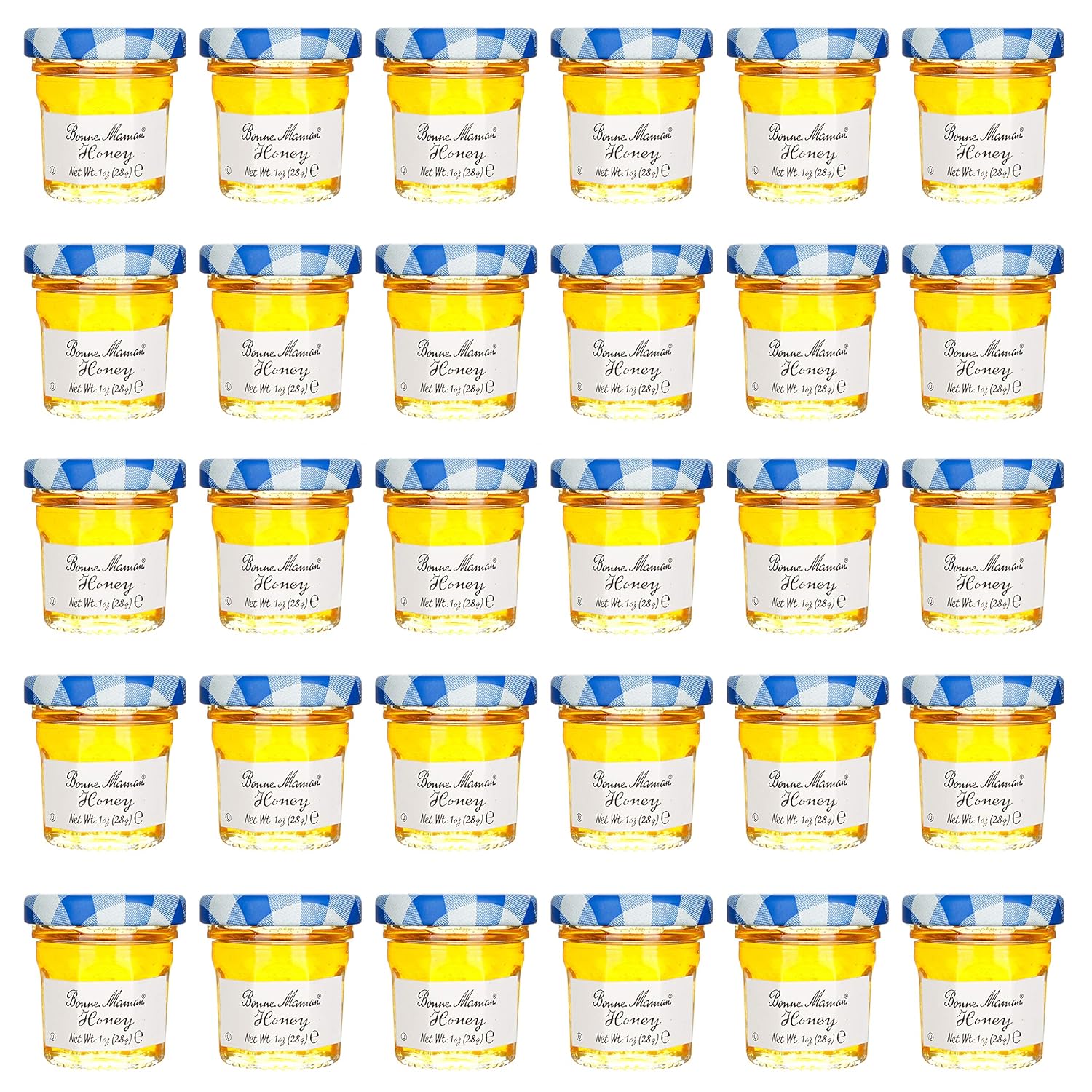 Bonne Maman Kosher Honey Mini Jars - 30 PCS x 1 OZ