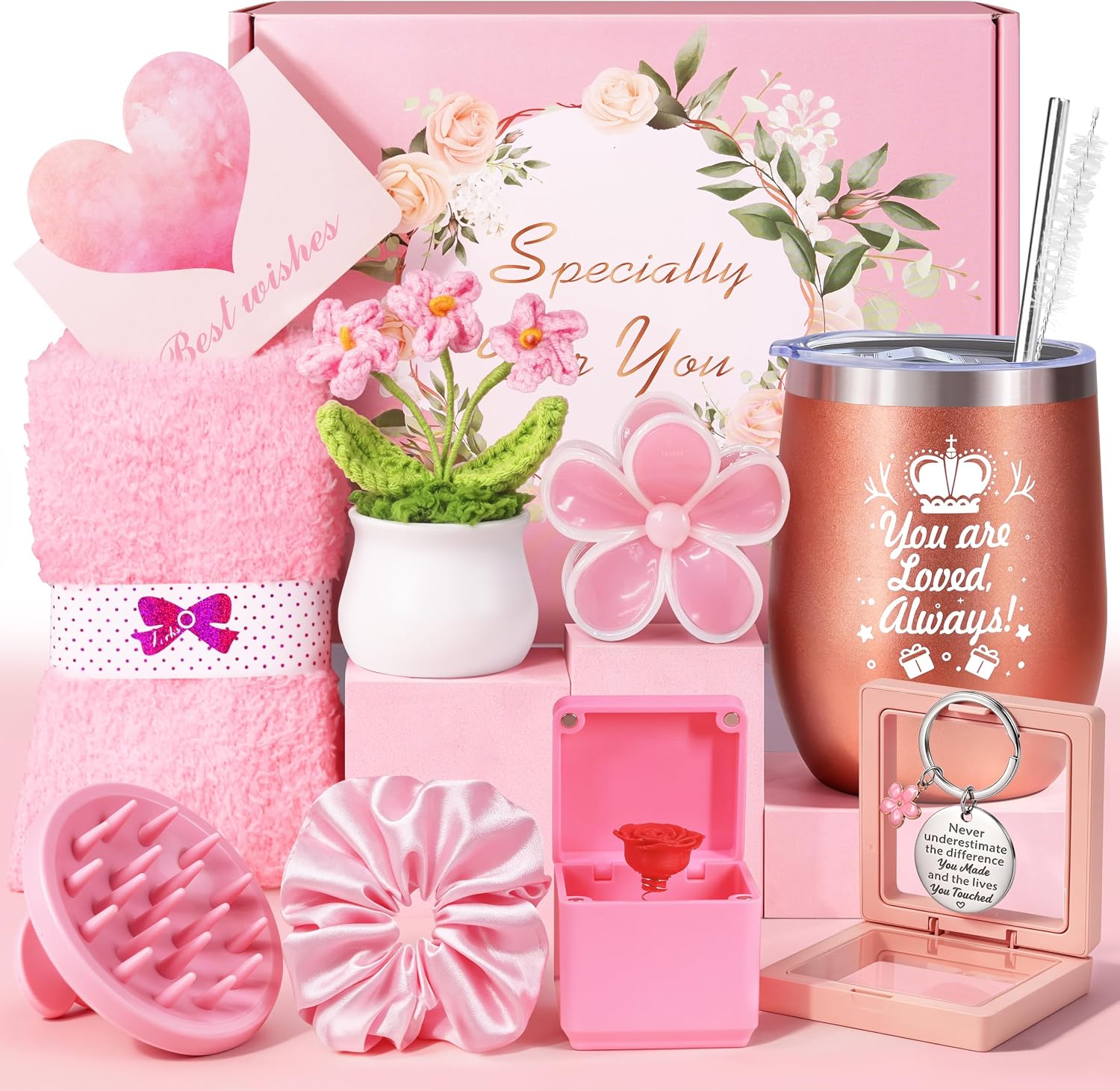 LIVEHITOP Birthday Gifts for Women, Birthday Presents for Her Pamper Set