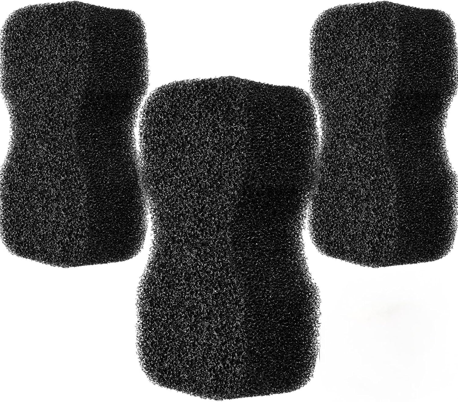Horse Grooming Kit - 3 Pcs Black Sponges for Cleaning, Massaging, and Bathing, Large Size, Soft and Durable, Perfect for Horse Care