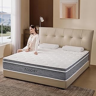 Queen Mattress in a Box,10 Inch Queen Mattresses,Gel Memory Foam Medium Firm Grey Hyrid Mattress,Quality Comfort and Adaptive Support Breathable Cooling Queen Mattress,CertiPUR-US.