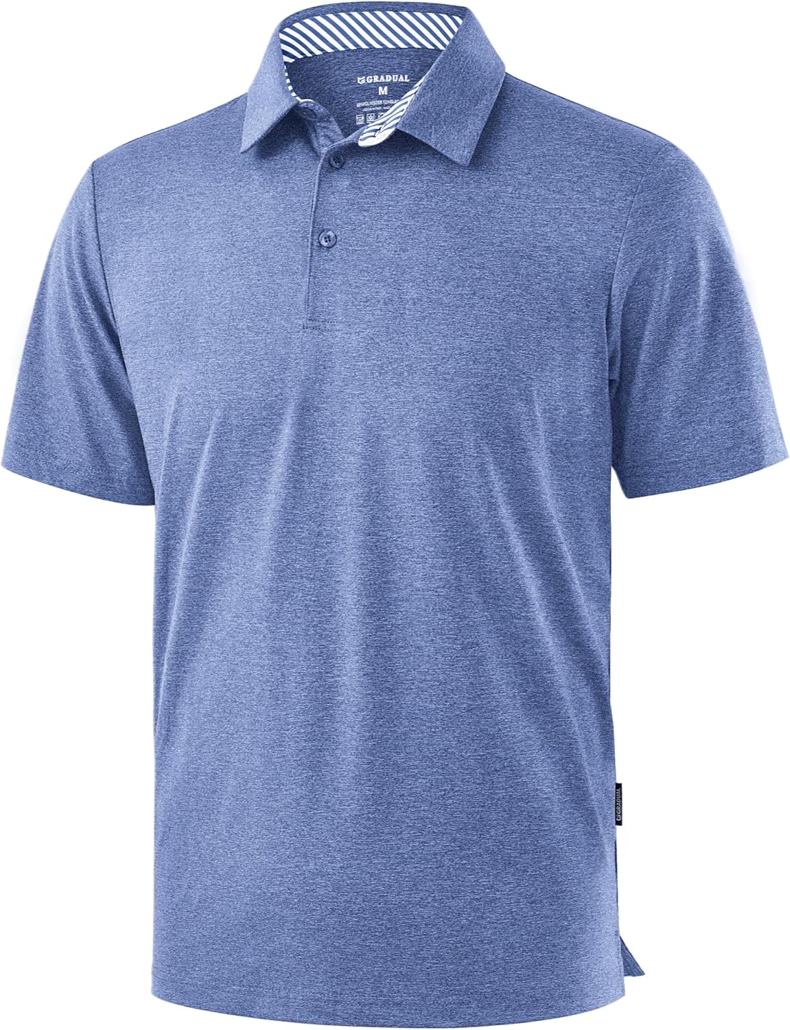 G Gradual Golf Shirts Short Sleeve Quick Dry Performance Moisture Wicking Collared Heather Polo Casual Athletic Business