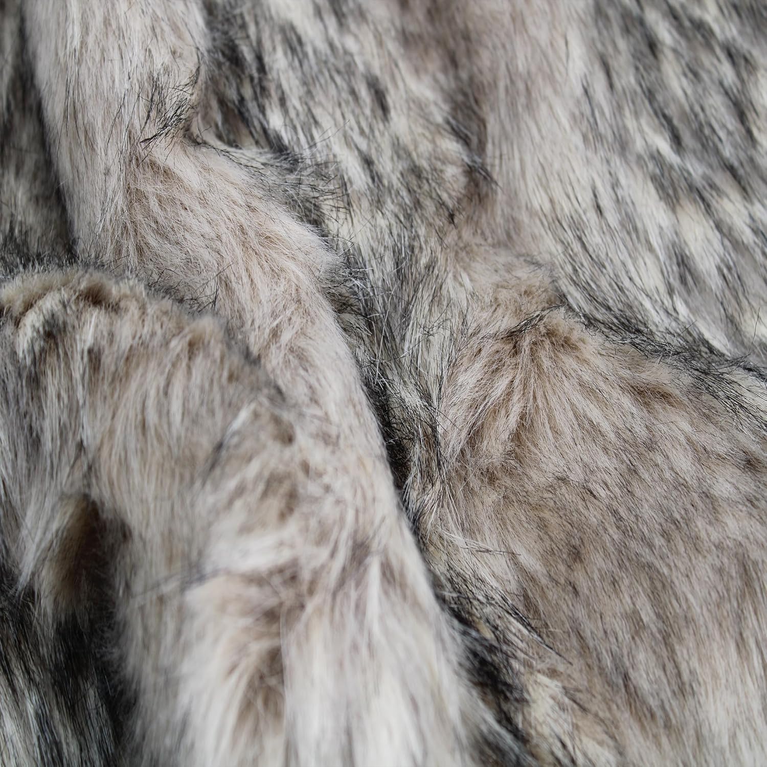 Stylish FABRIC Faux Fur-Fabric by The Yard-Fluffy, Shaggy Mohair-for Sewing, Apparel, Clothing, Newborn, Costumes, Plush Toys, Dolls, Decorations, Rugs, Gnome Beard Miniature, Oatmeal 18X60
