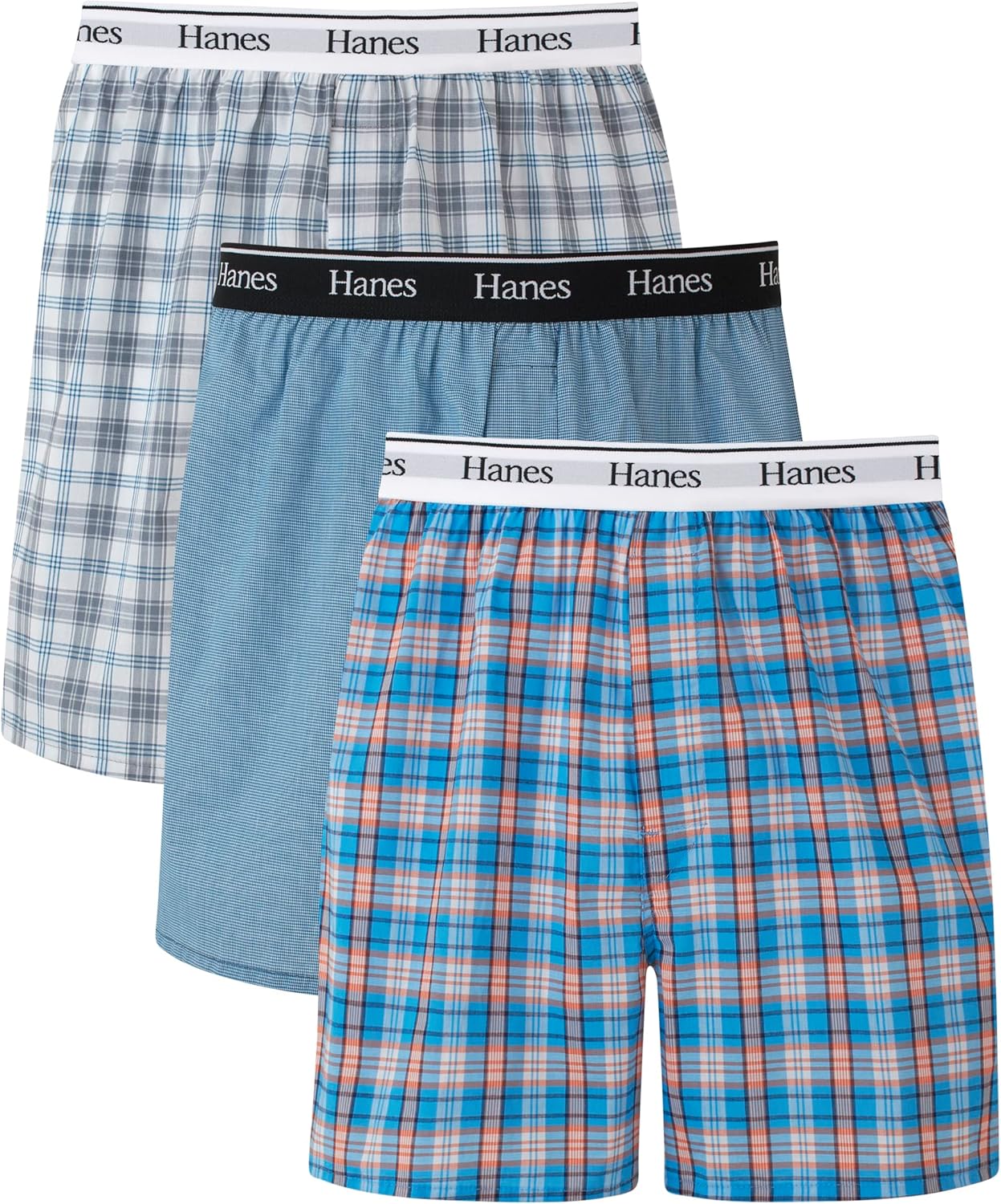 Hanes Men's Boxer Shorts (Pack of 3)