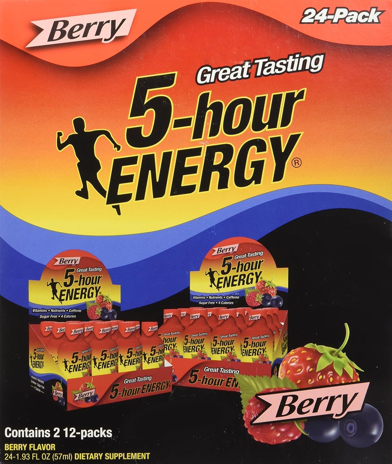 5 Hour Energy - Berry, 1.93 oz Bottles (48 Count)