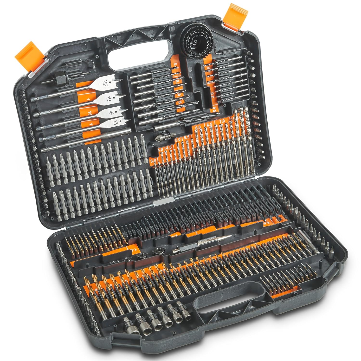 VonHaus 246 Piece Screwdriver Bit and Drill Bit Set